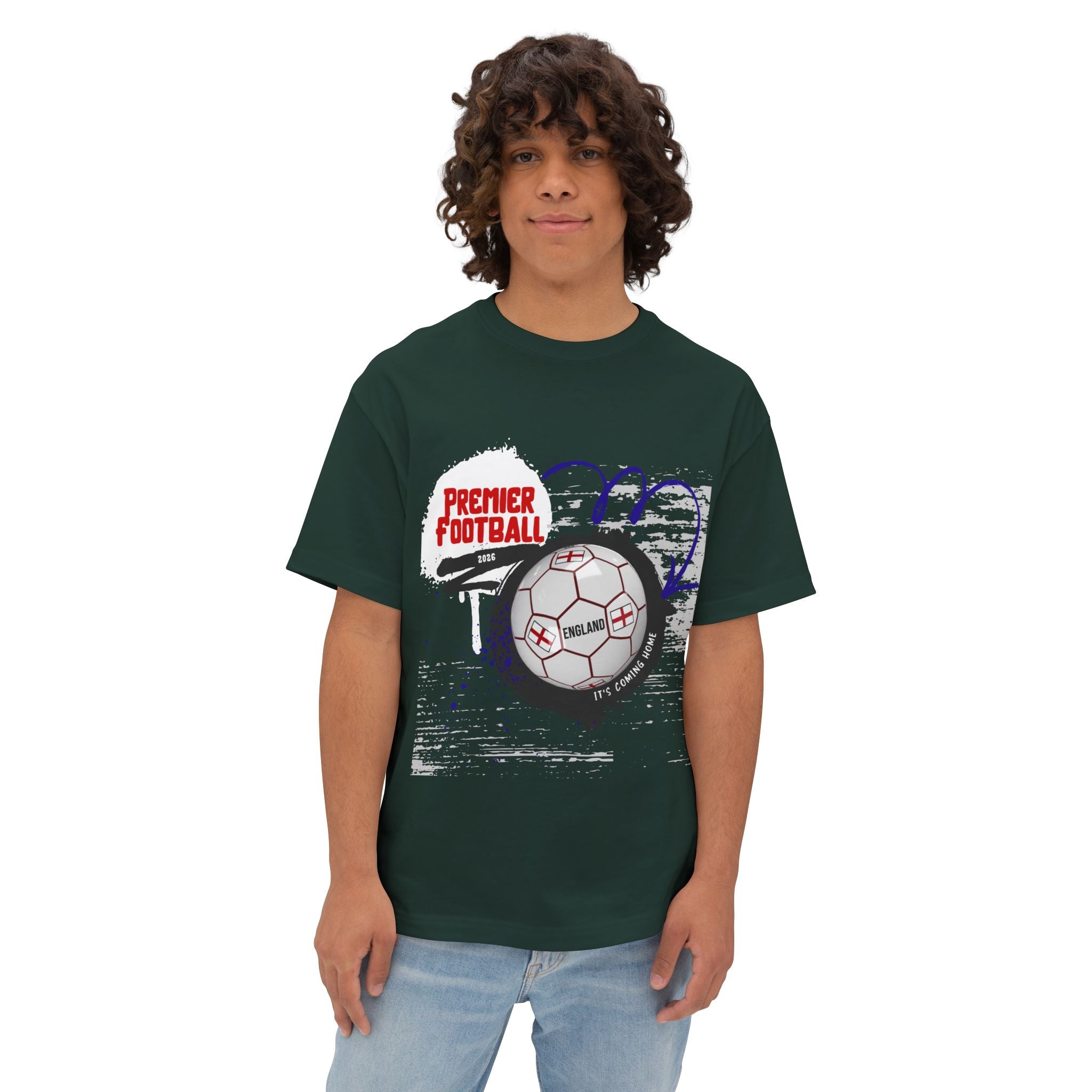 Premier Football Graphic Tee — Vintage Soccer Ball Shirt