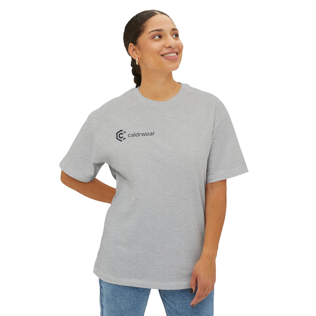 NaaS 'No as a Service' Oversized Boxy Tee — Tech Startup Logo T‑Shirt