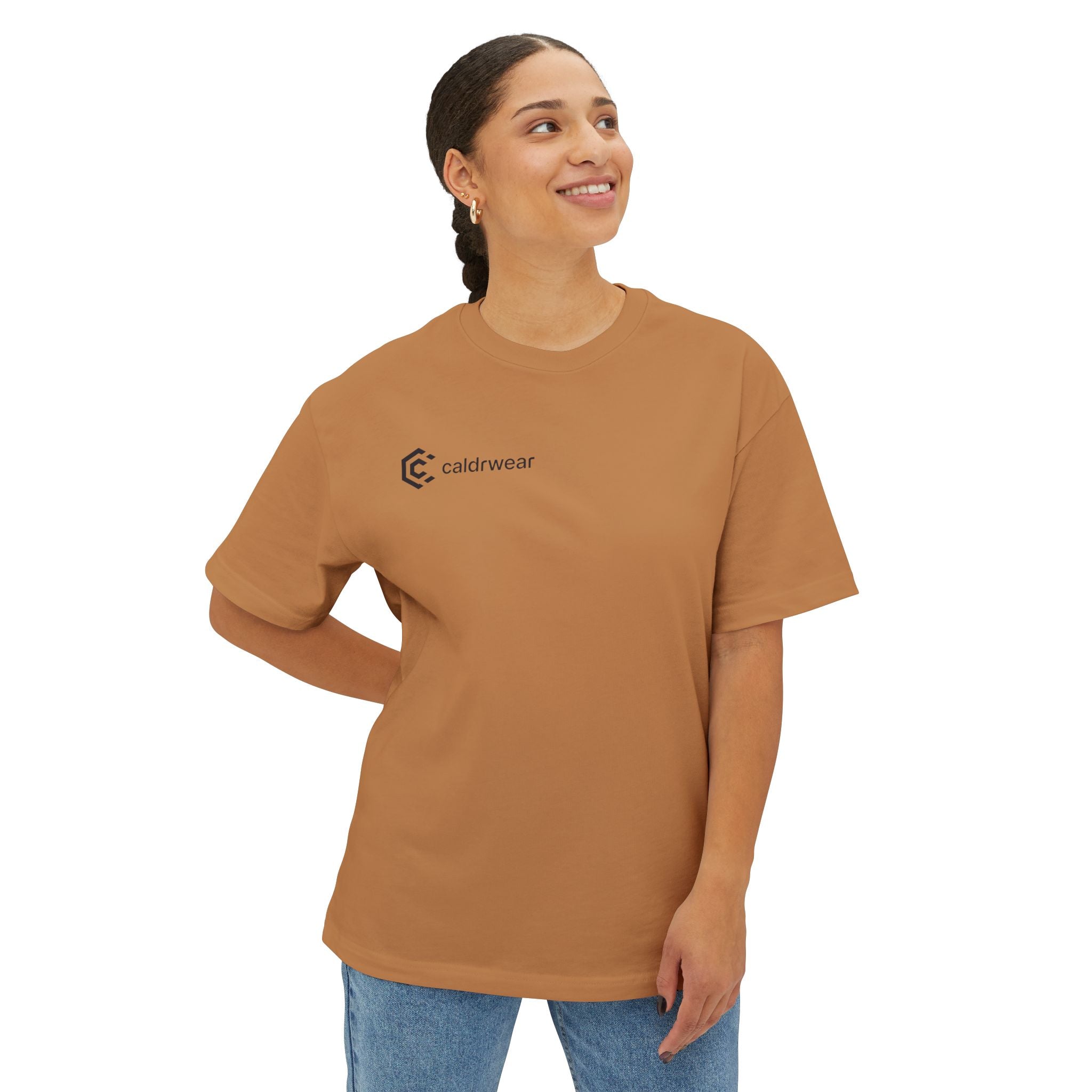 NaaS 'No as a Service' Oversized Boxy Tee — Tech Startup Logo T‑Shirt