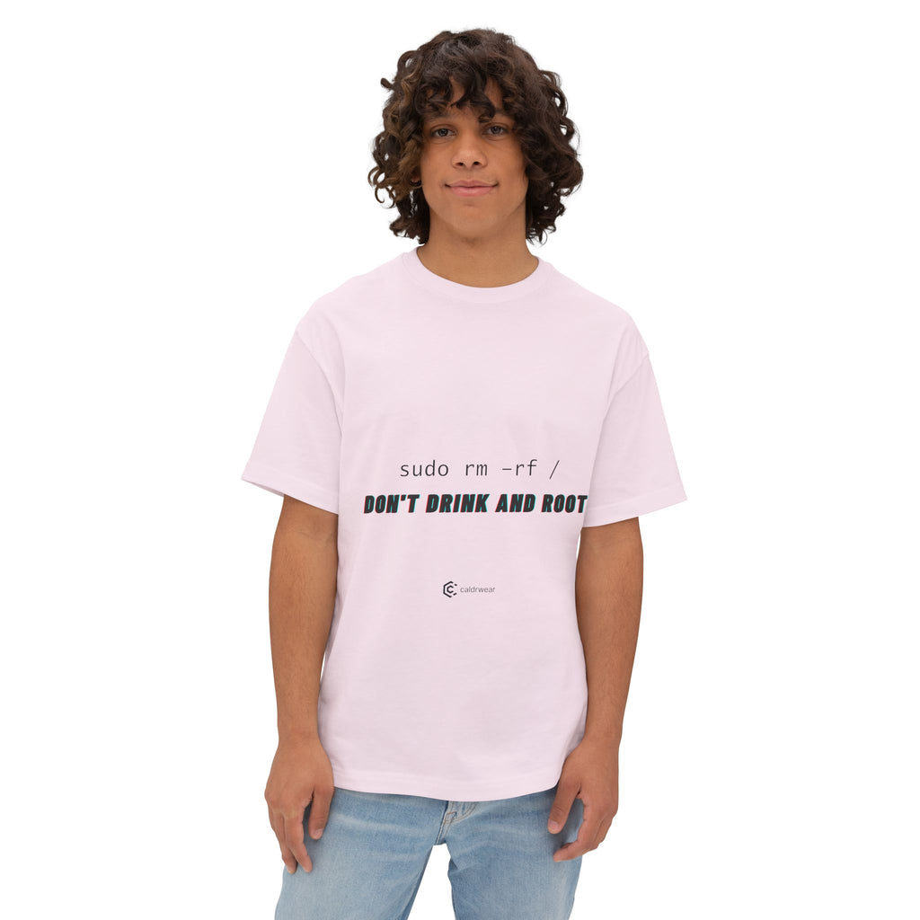 Don’t Drink and Root Tee — Minimalist Linux Shirt