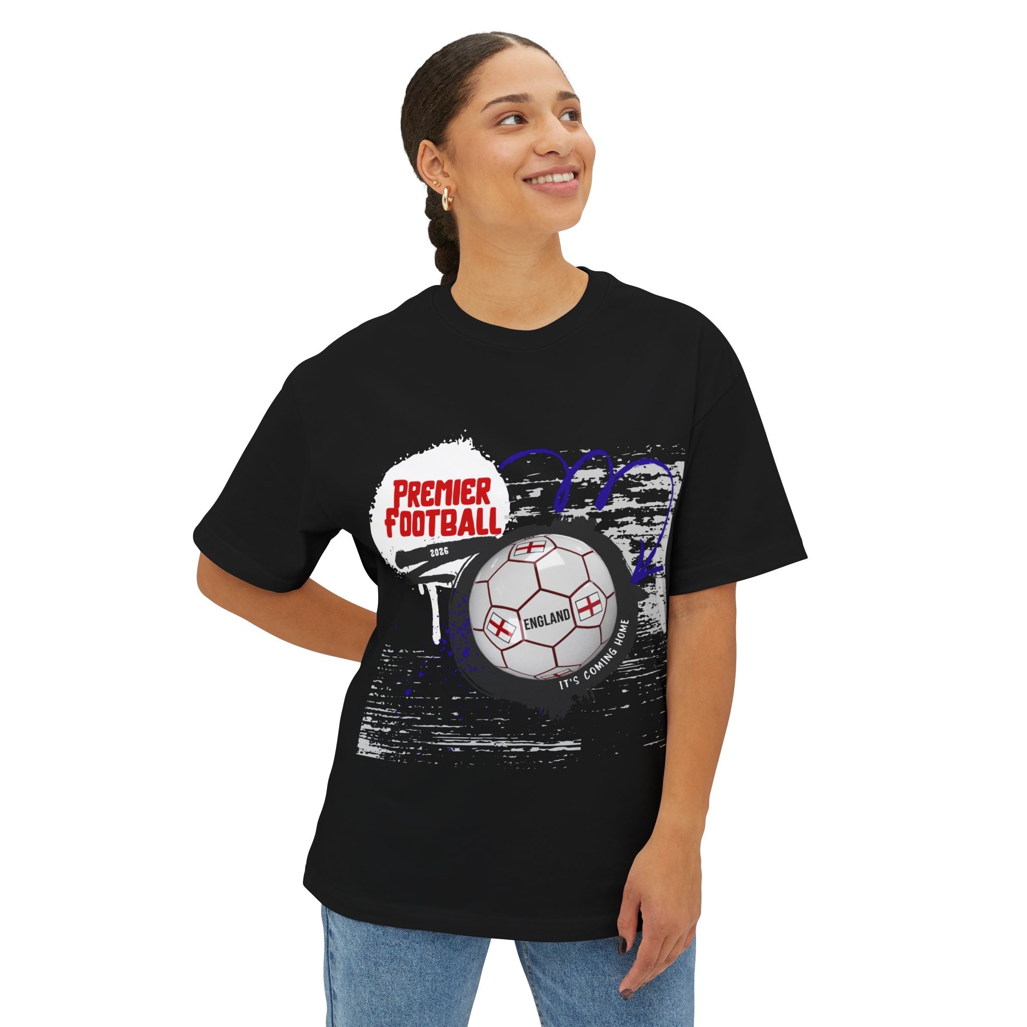 Premier Football Graphic Tee — Vintage Soccer Ball Shirt