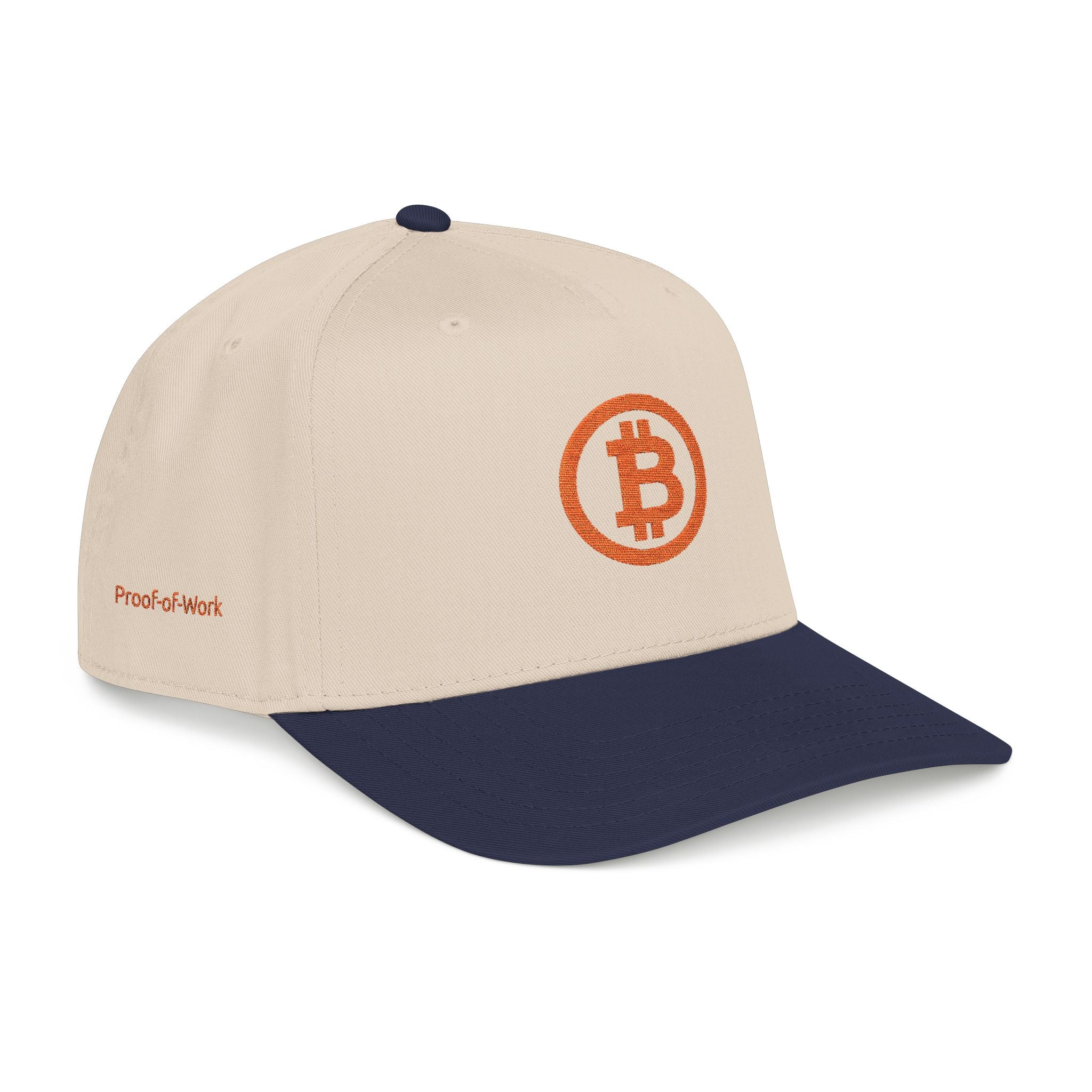 Bitcoin Logo Cap — Embroidered Crypto Hat - caldrwear.com