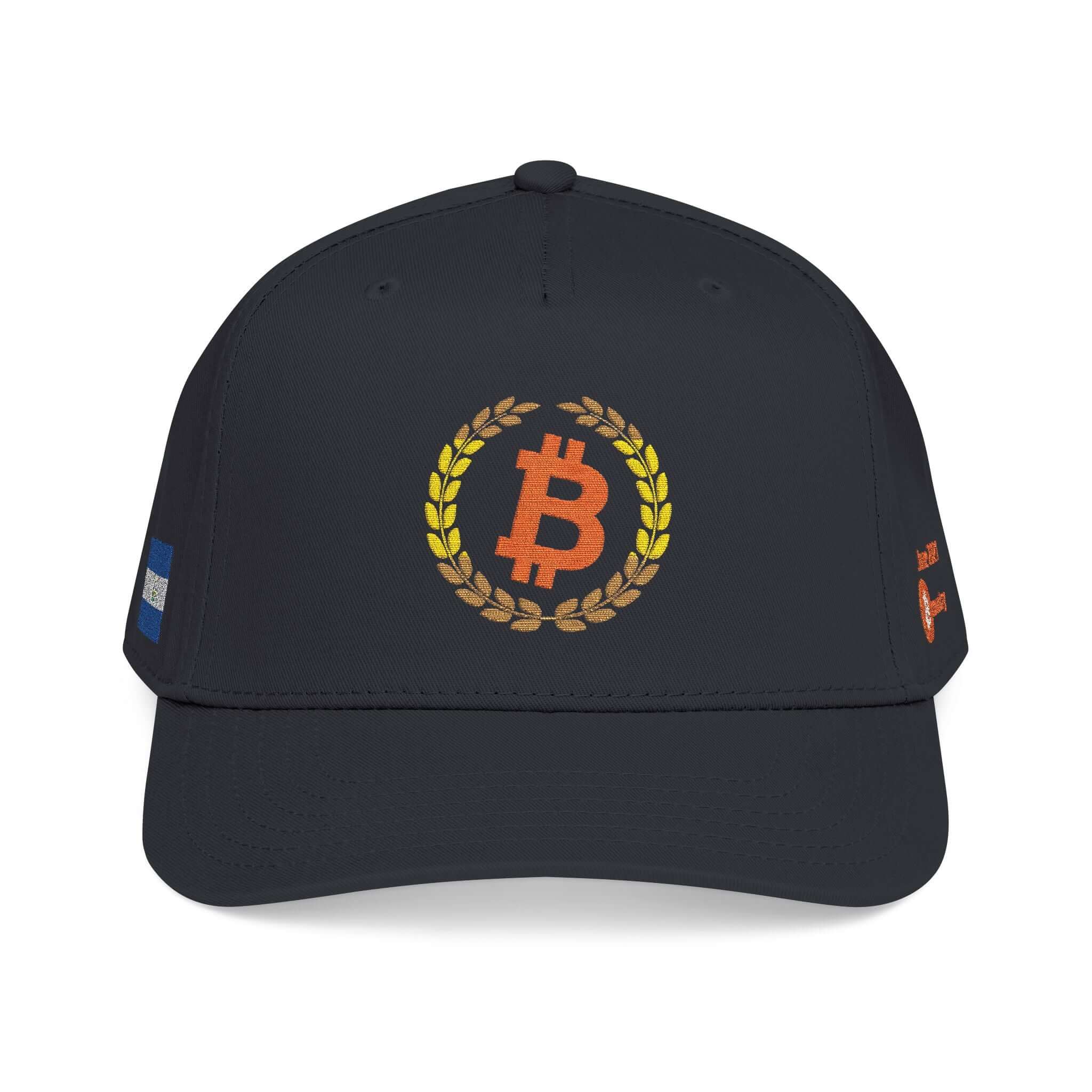 Bitcoin Logo Cap — Embroidered El Salvador Bitcoin Hat - caldrwear.com