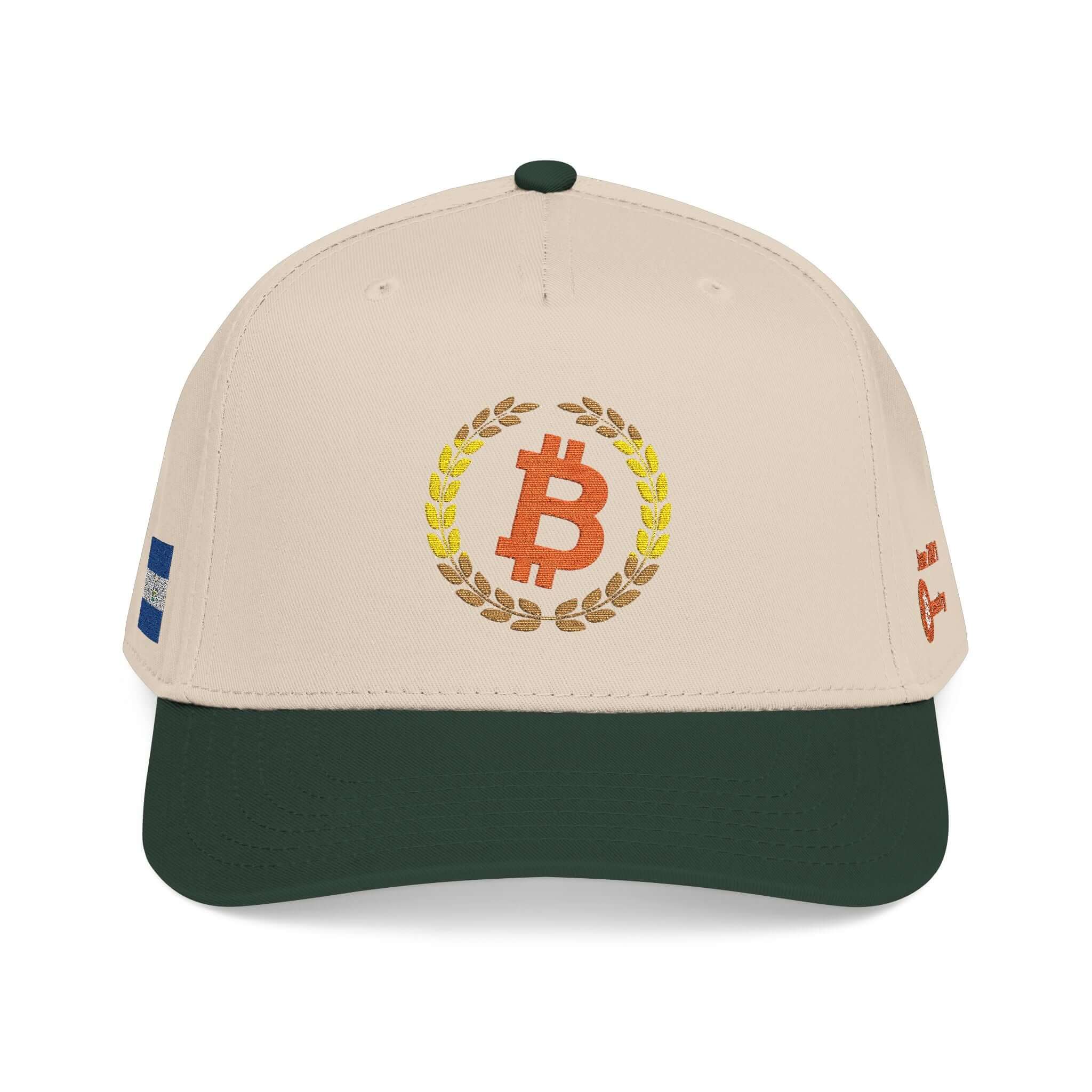 Bitcoin Logo Cap — Embroidered El Salvador Bitcoin Hat - caldrwear.com