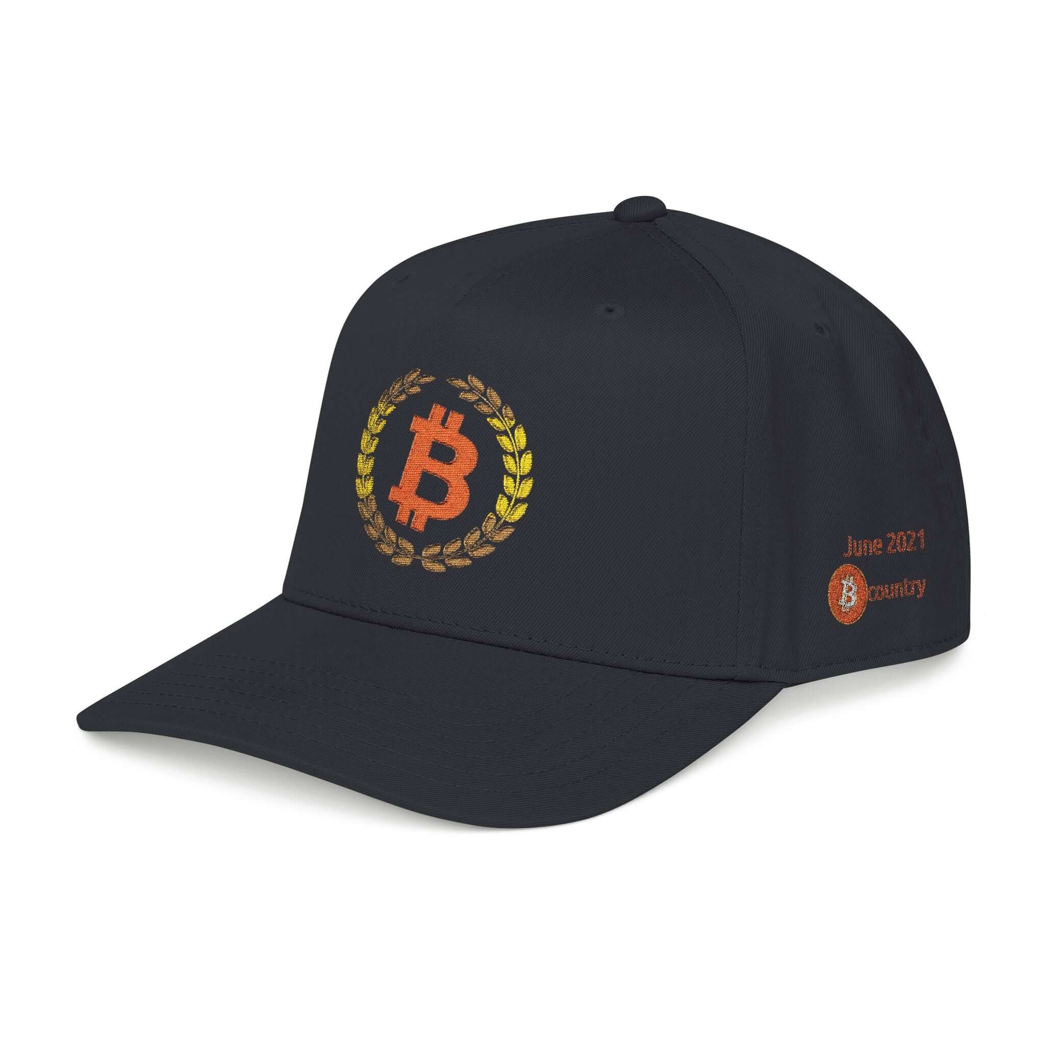 Bitcoin Logo Cap — Embroidered El Salvador Bitcoin Hat - caldrwear.com
