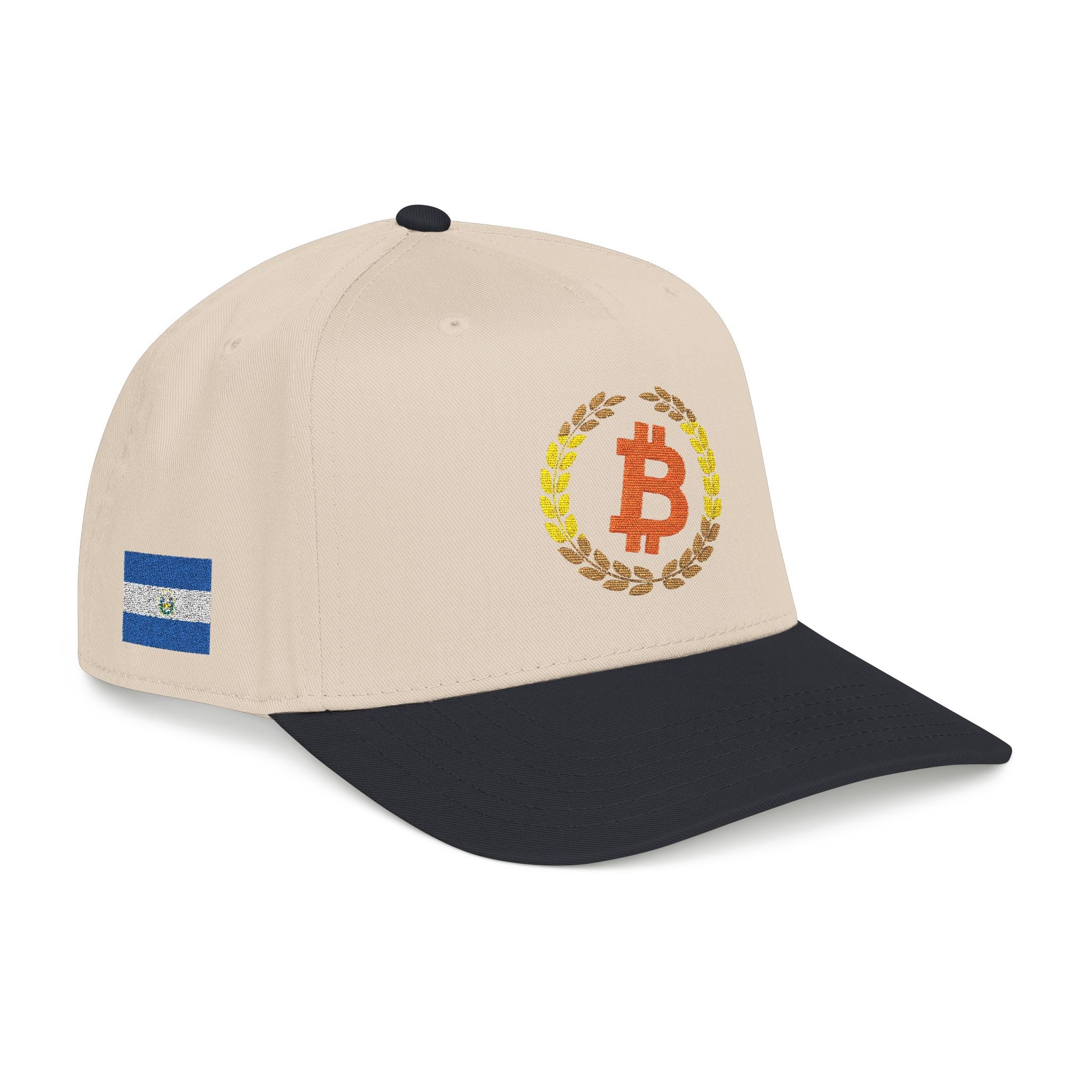 Bitcoin Logo Cap — Embroidered El Salvador Bitcoin Hat - caldrwear.com