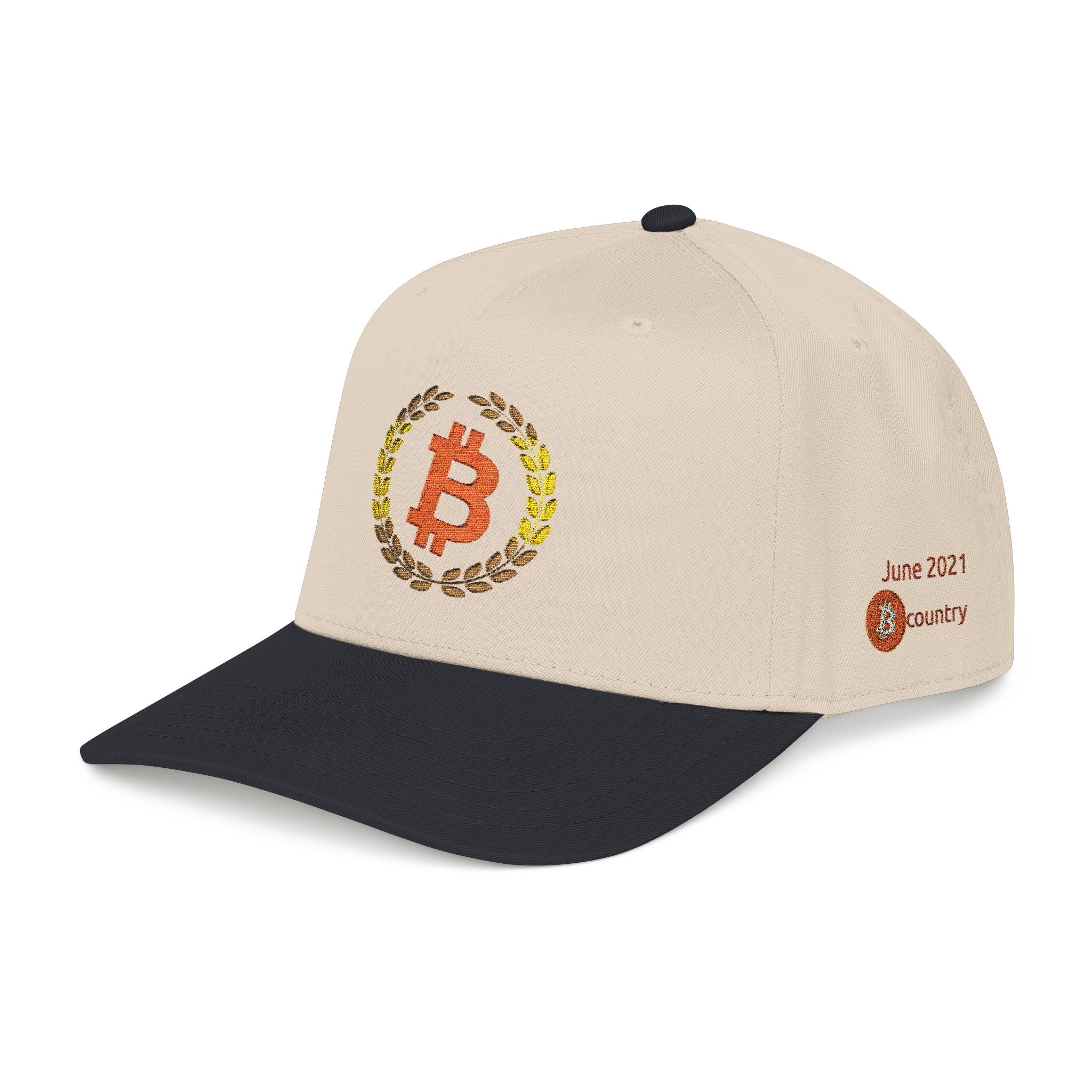 Bitcoin Logo Cap — Embroidered El Salvador Bitcoin Hat - caldrwear.com