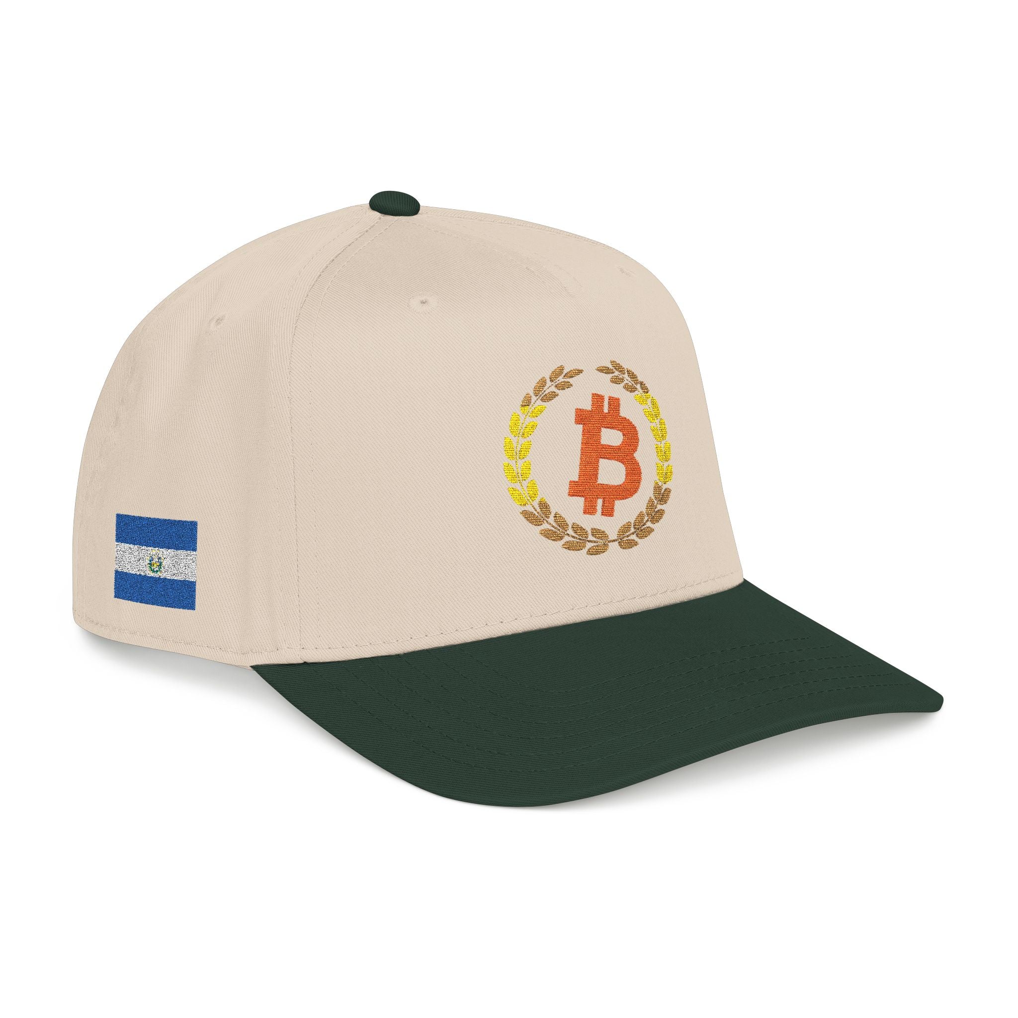 Bitcoin Logo Cap — Embroidered El Salvador Bitcoin Hat - caldrwear.com