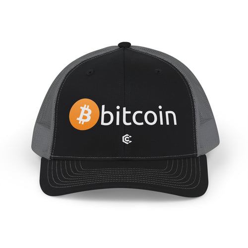 Bitcoin Logo Trucker Cap — Crypto Snapback Hat - caldrwear.com