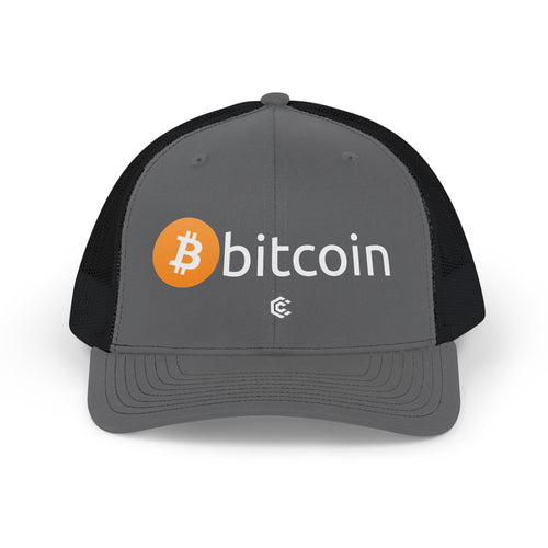 Bitcoin Logo Trucker Cap — Crypto Snapback Hat - caldrwear.com