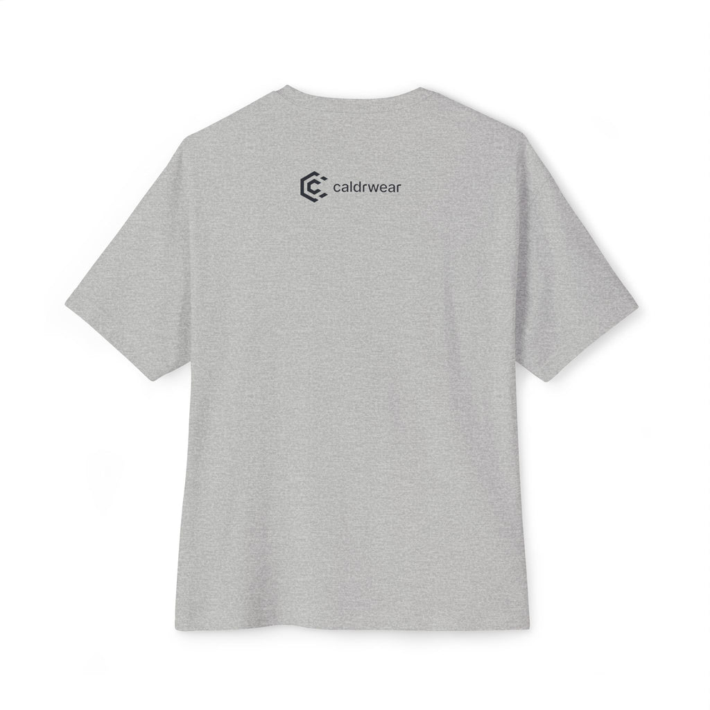 Boxy Tee - Grunge Lip Art Oversized T-Shirt - caldrwear.com