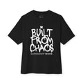Built From Chaos Graphic Tee — Oversized Boxy Black T-Shirt - caldrwear.com