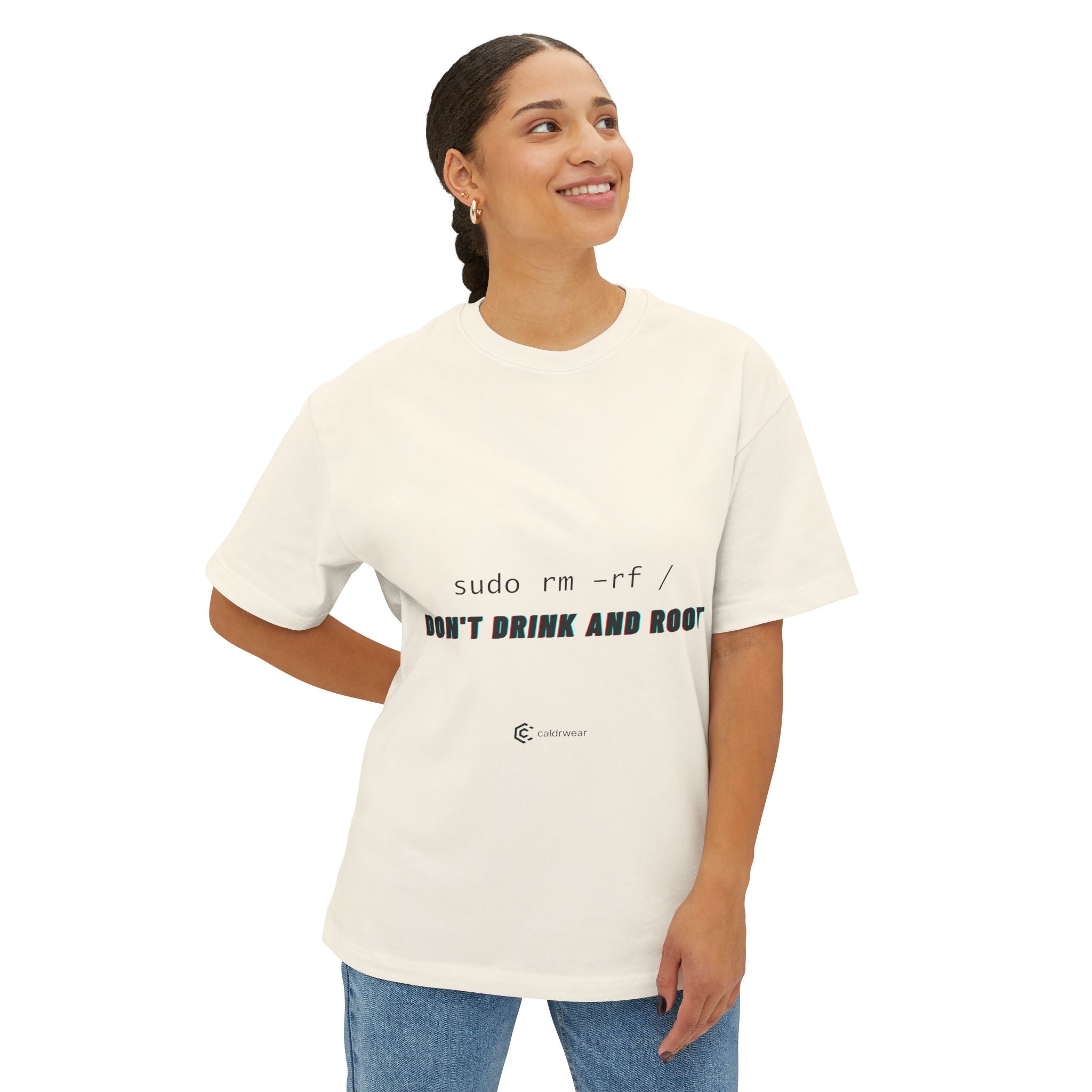 Don’t Drink and Root Tee — Minimalist Linux Shirt - caldrwear.com