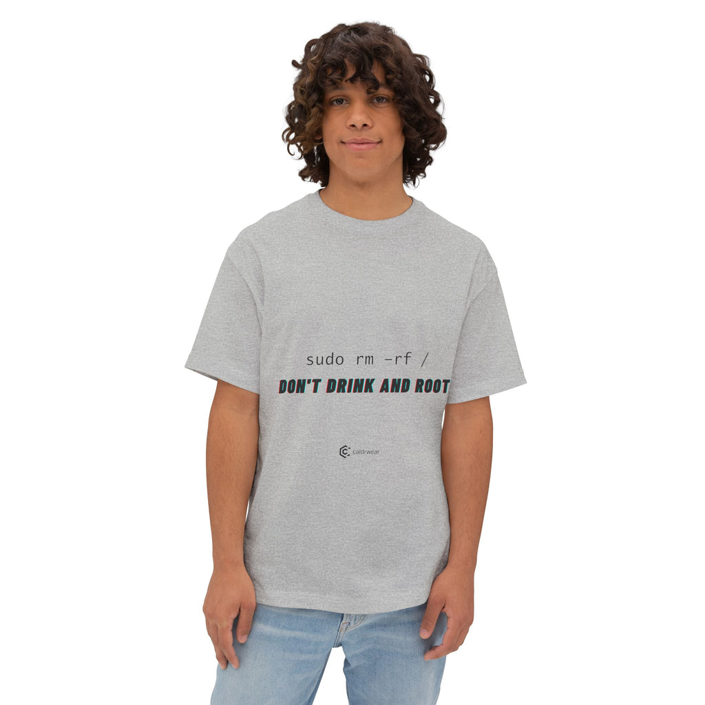 Don’t Drink and Root Tee — Minimalist Linux Shirt - caldrwear.com