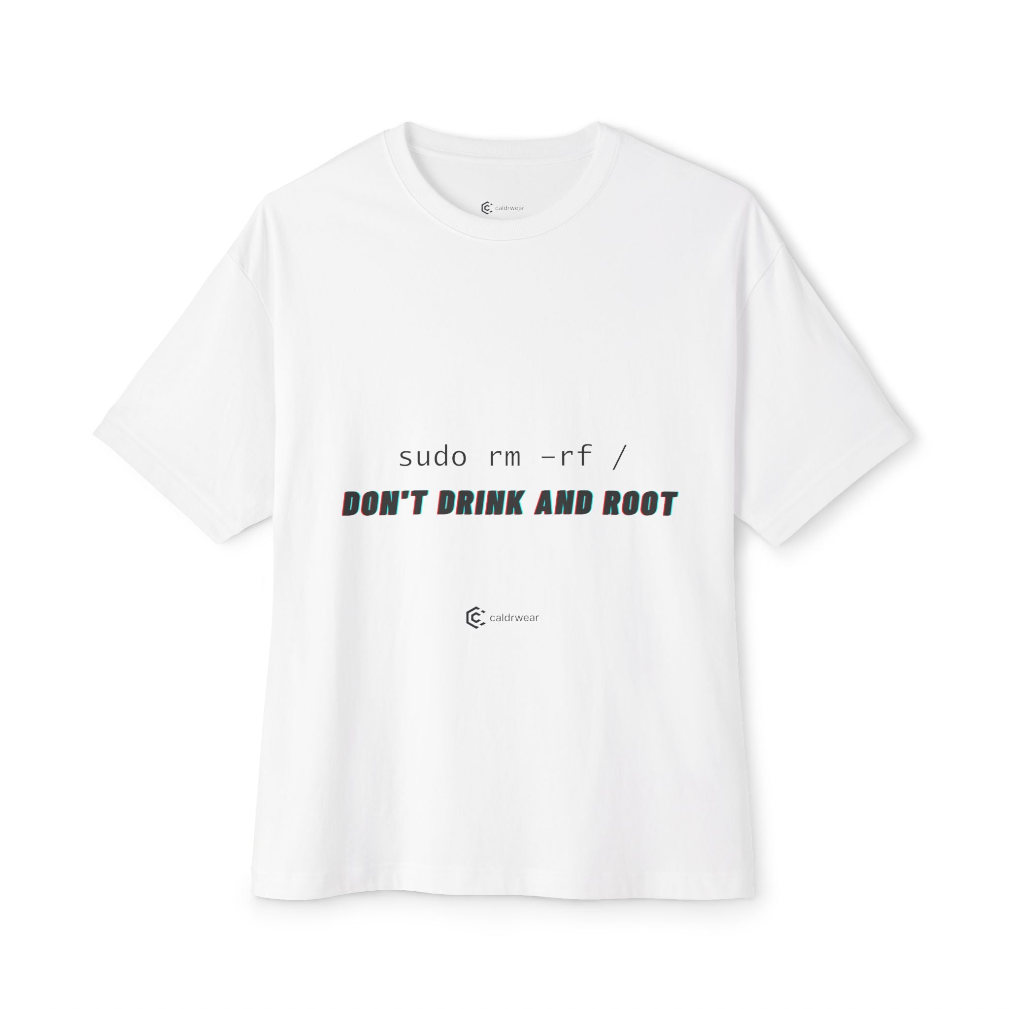 Don’t Drink and Root Tee — Minimalist Linux Shirt - caldrwear.com