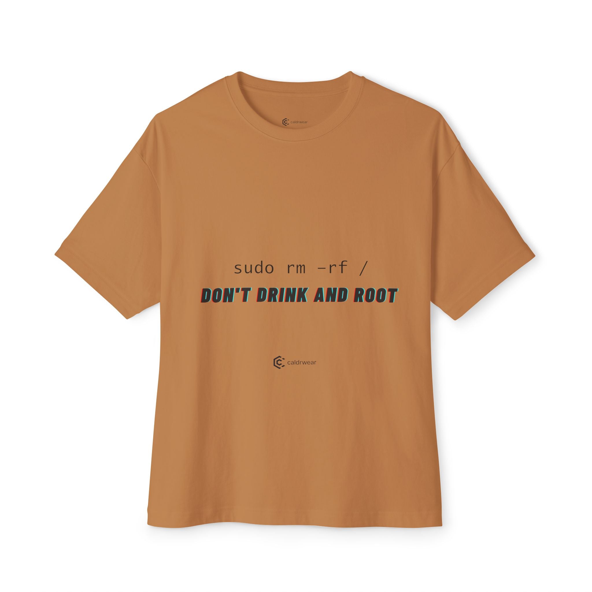 Don’t Drink and Root Tee — Minimalist Linux Shirt - caldrwear.com