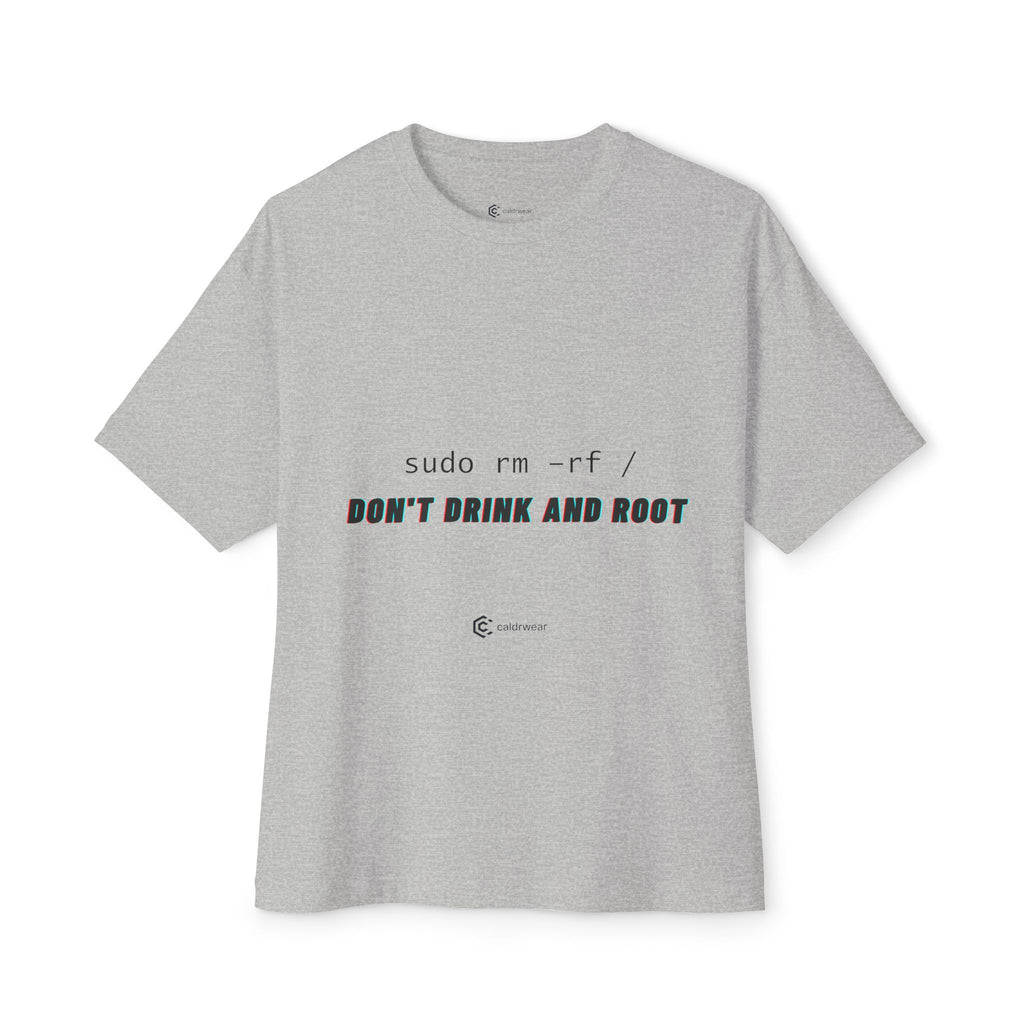 Don’t Drink and Root Tee — Minimalist Linux Shirt - caldrwear.com