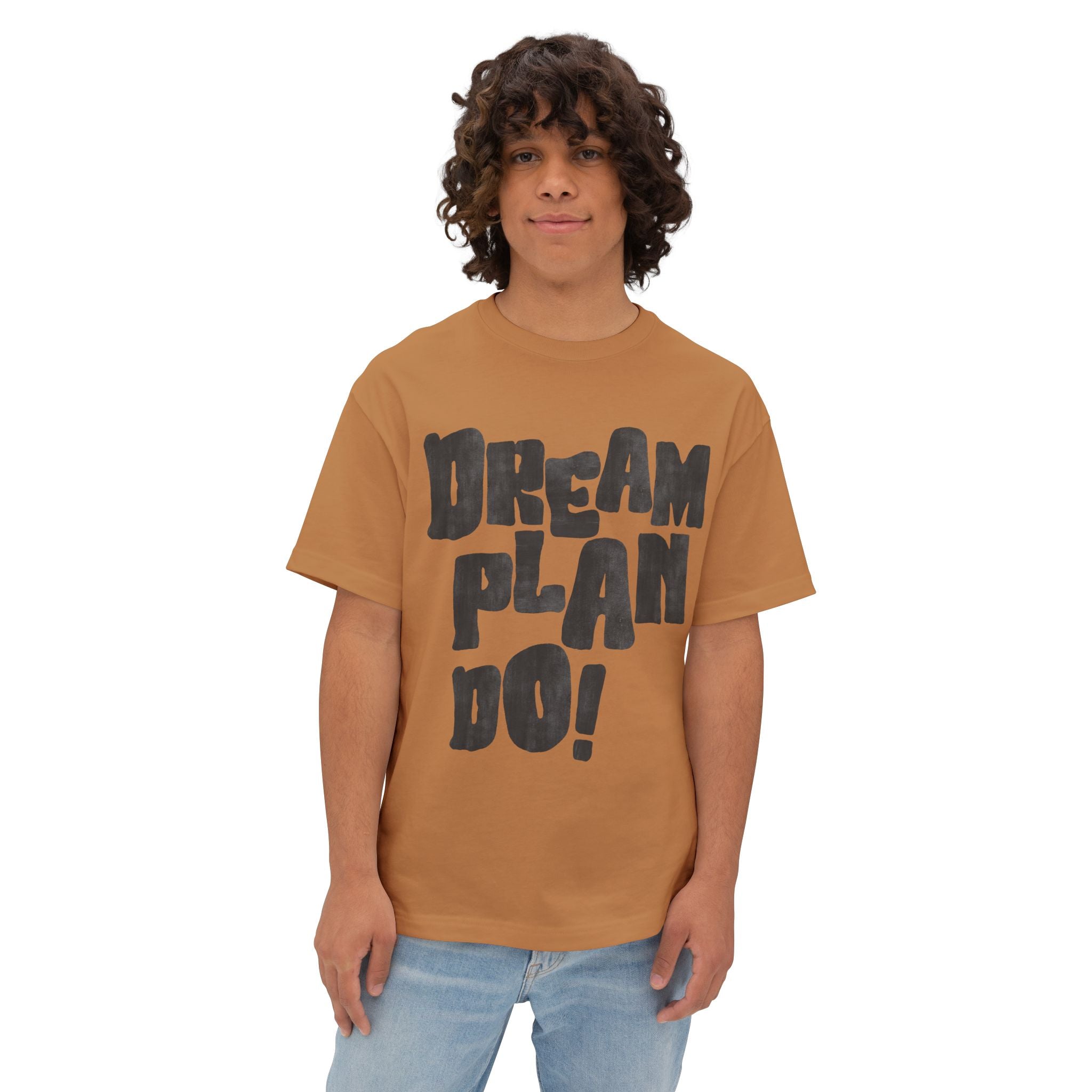Dream Plan Do! Boxy Tee — Motivational Graphic T-Shirt - caldrwear.com