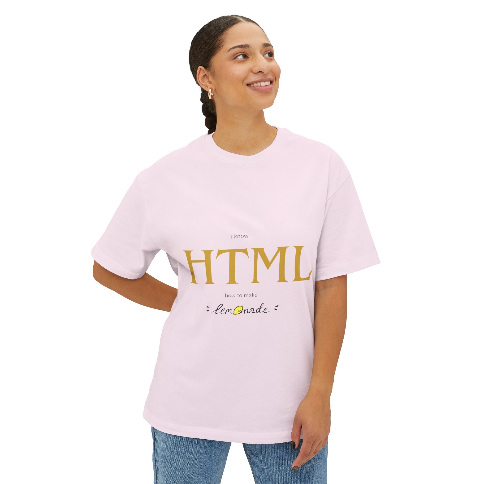 HTML Lemonade Tee — Minimalist Coder T-Shirt - caldrwear.com