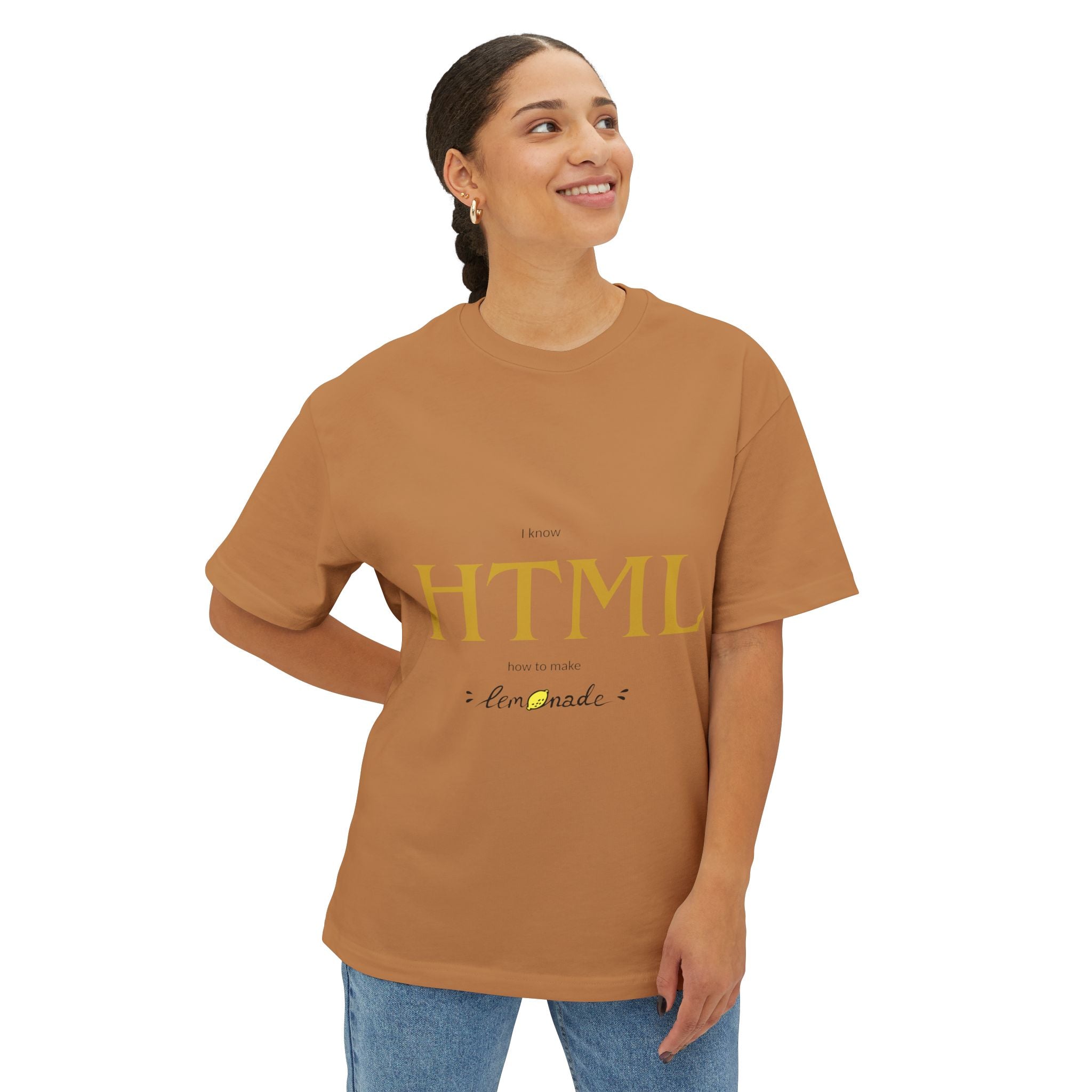 HTML Lemonade Tee — Minimalist Coder T-Shirt - caldrwear.com