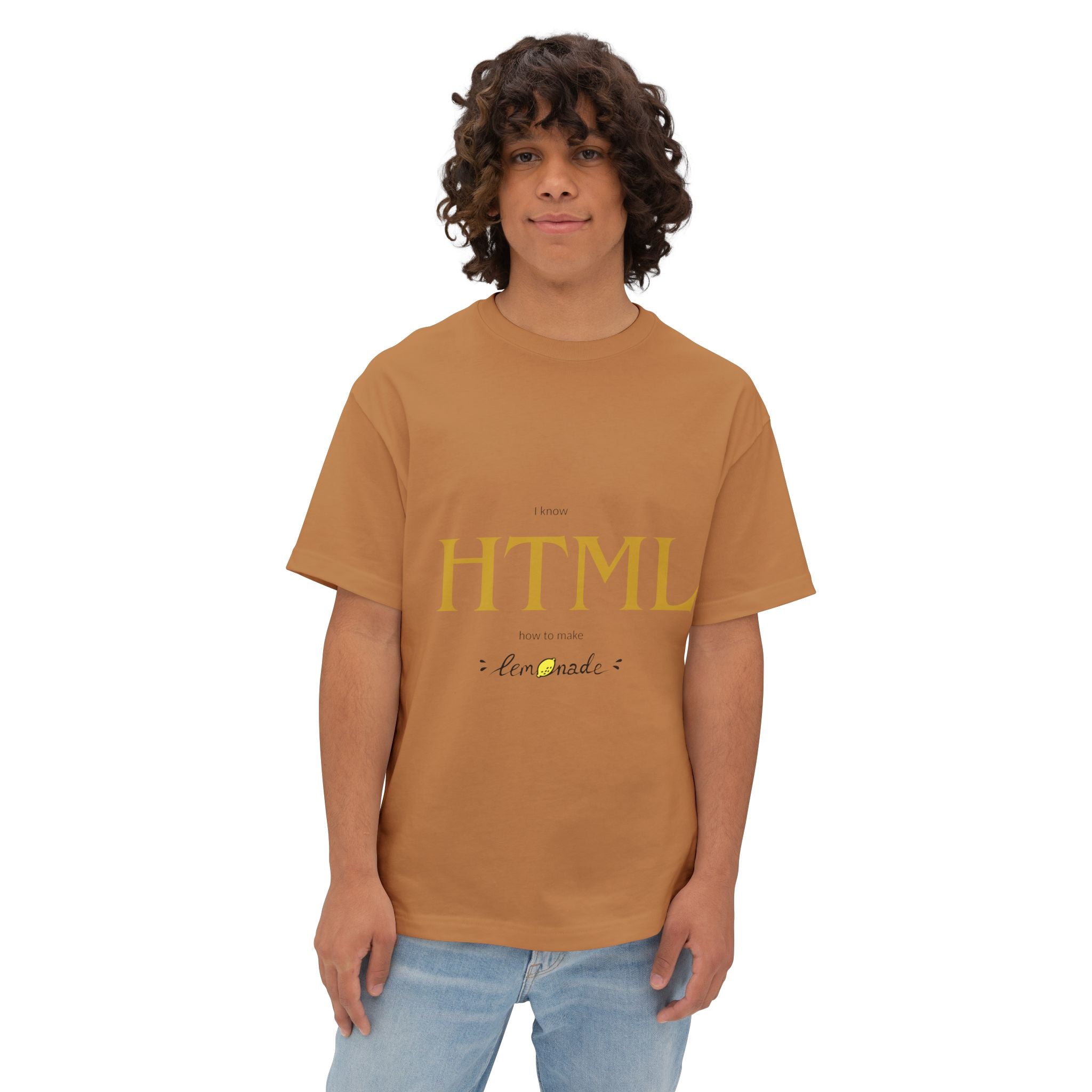 HTML Lemonade Tee — Minimalist Coder T-Shirt - caldrwear.com