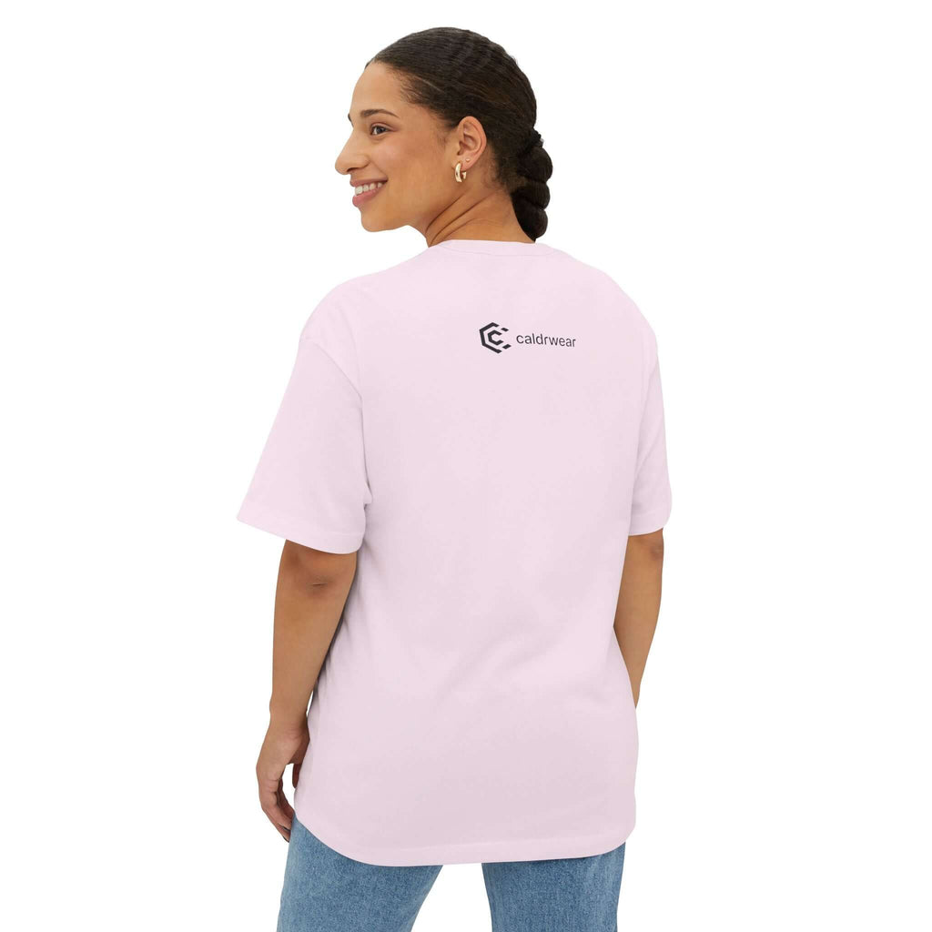 Lamine Yaml Graphic Tee — “HUMAN-READABLE LEGEND” Oversized Boxy T-Shirt - caldrwear.com
