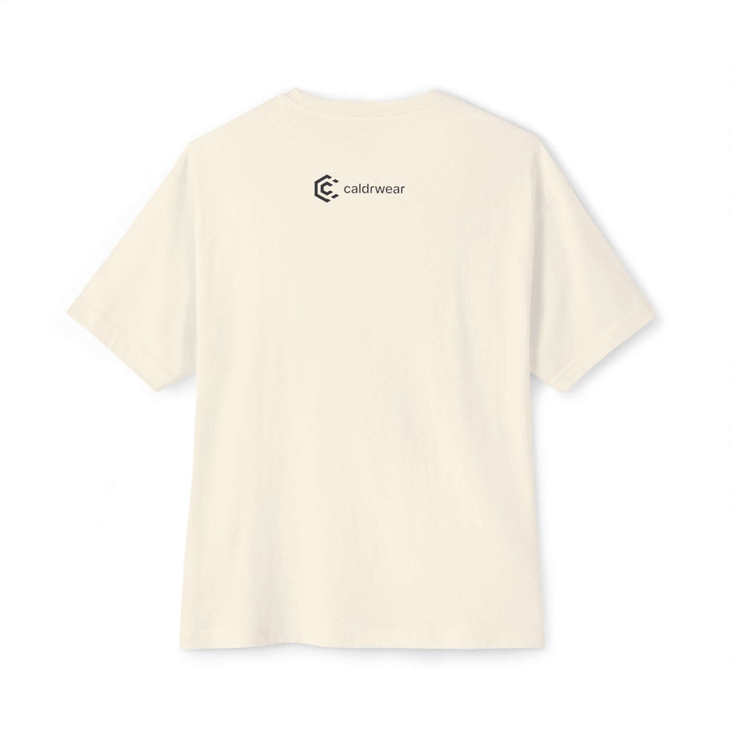 Lamine Yaml Graphic Tee — “HUMAN-READABLE LEGEND” Oversized Boxy T-Shirt - caldrwear.com