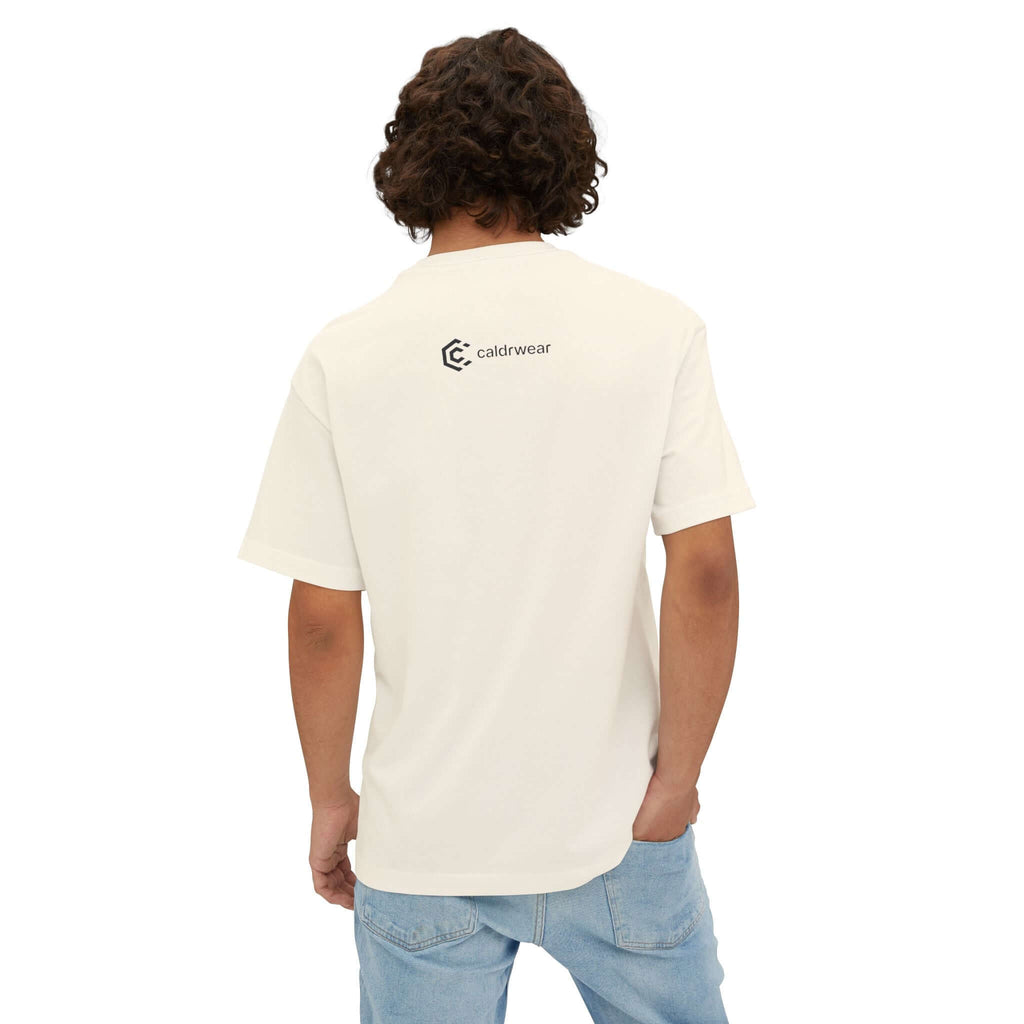 Lamine Yaml Graphic Tee — “HUMAN-READABLE LEGEND” Oversized Boxy T-Shirt - caldrwear.com