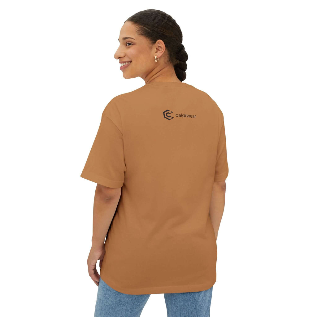 Lamine Yaml Graphic Tee — “HUMAN-READABLE LEGEND” Oversized Boxy T-Shirt - caldrwear.com