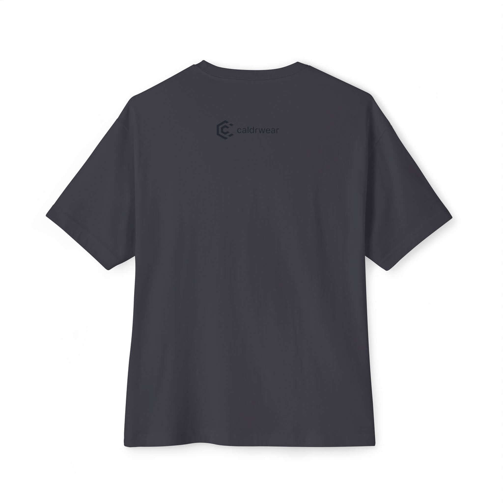 Lamine Yaml Graphic Tee — “HUMAN-READABLE LEGEND” Oversized Boxy T-Shirt - caldrwear.com