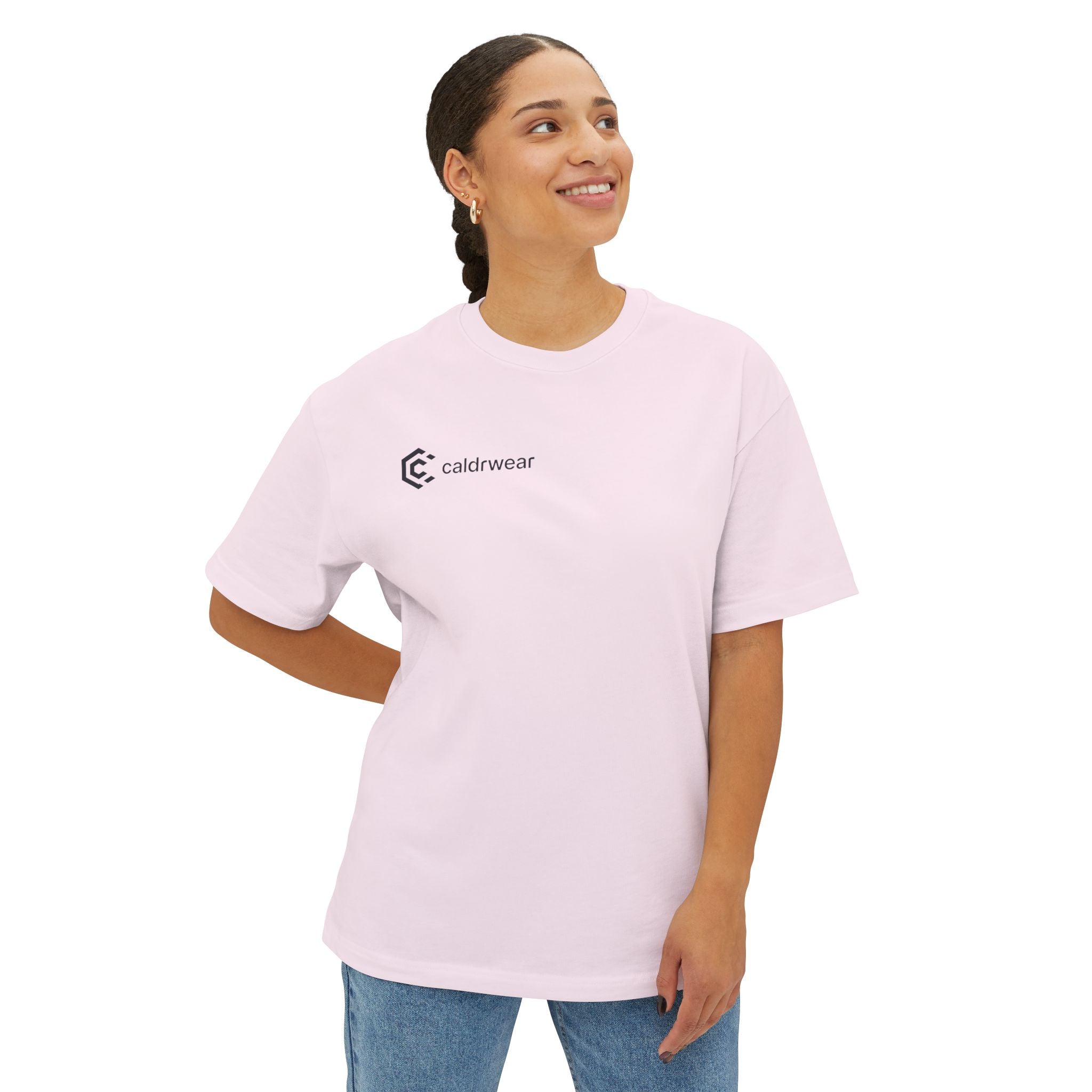 NaaS 'No as a Service' Oversized Boxy Tee — Tech Startup Logo T‑Shirt - caldrwear.com