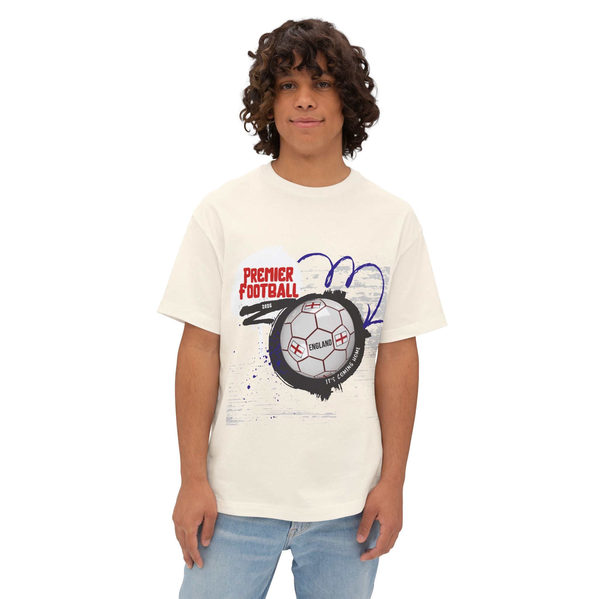 Premier Football Graphic Tee — Vintage Soccer Ball Shirt - caldrwear.com