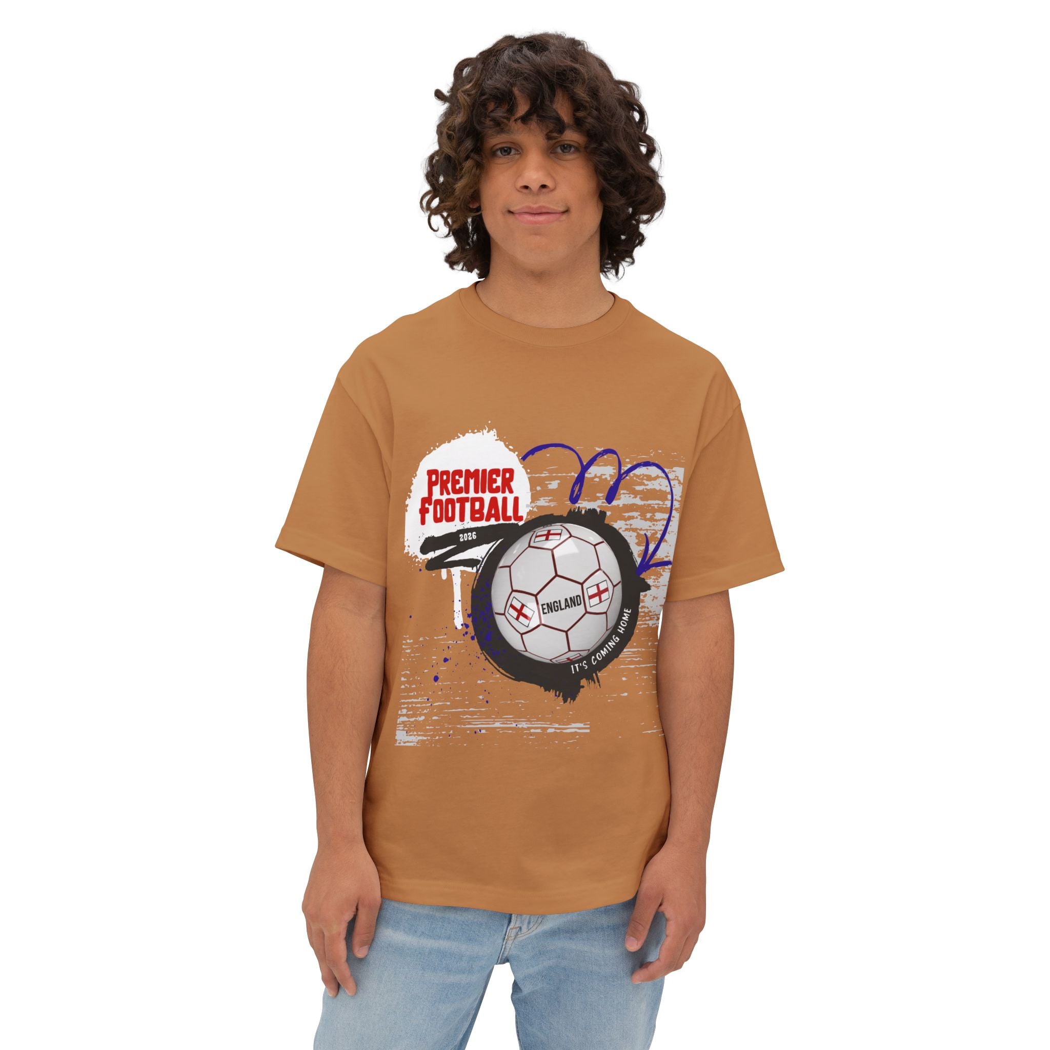 Premier Football Graphic Tee — Vintage Soccer Ball Shirt - caldrwear.com