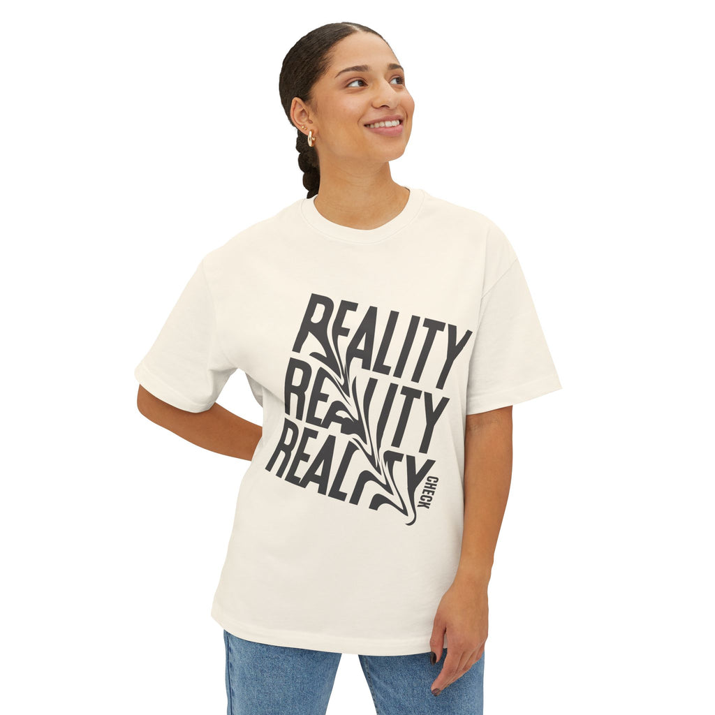 Reality Repeat Tee — Graphic Boxy T‑Shirt - caldrwear.com