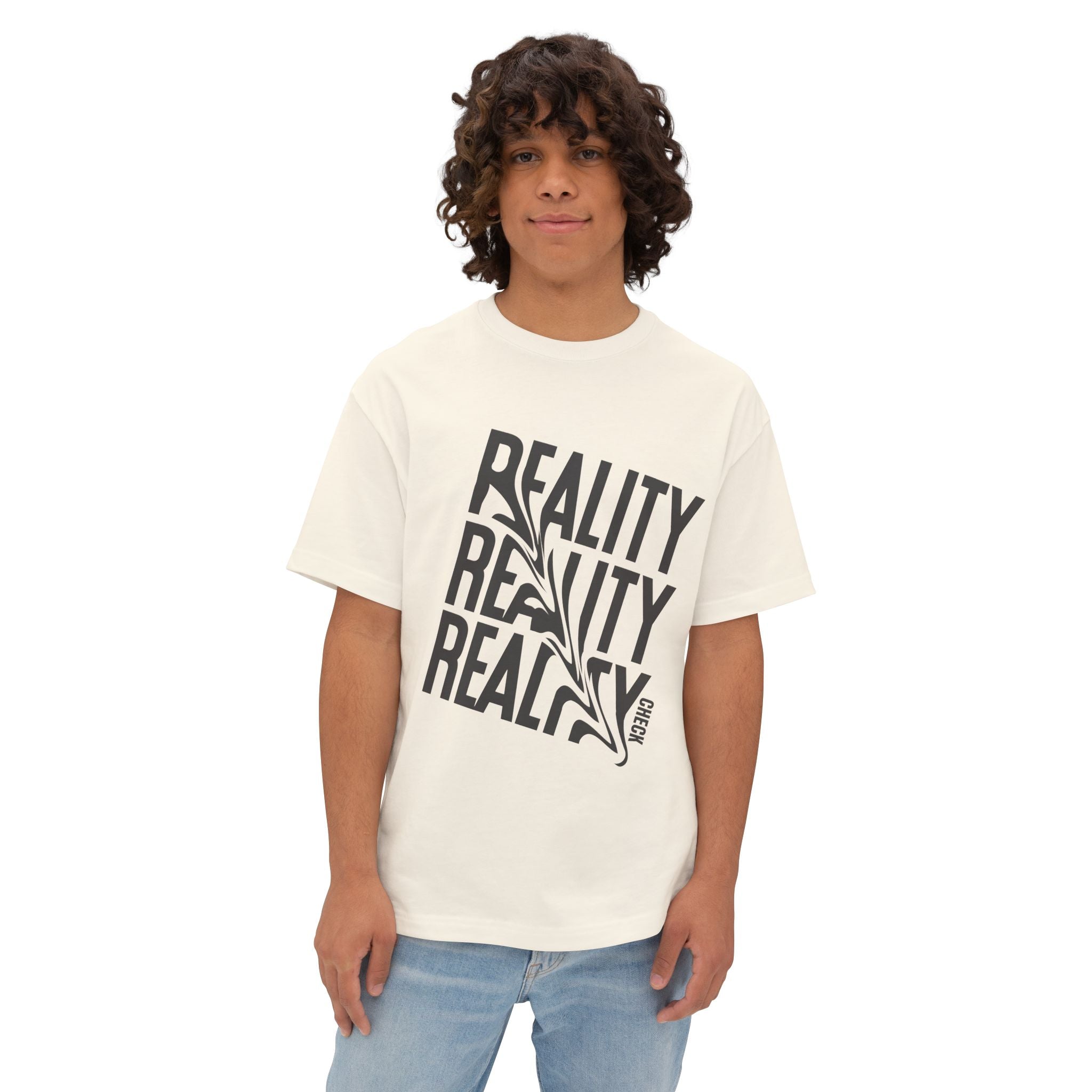 Reality Repeat Tee — Graphic Boxy T‑Shirt - caldrwear.com