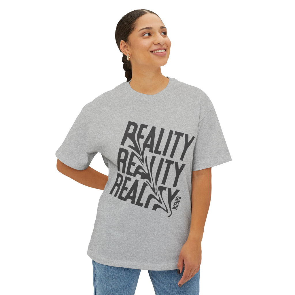 Reality Repeat Tee — Graphic Boxy T‑Shirt - caldrwear.com