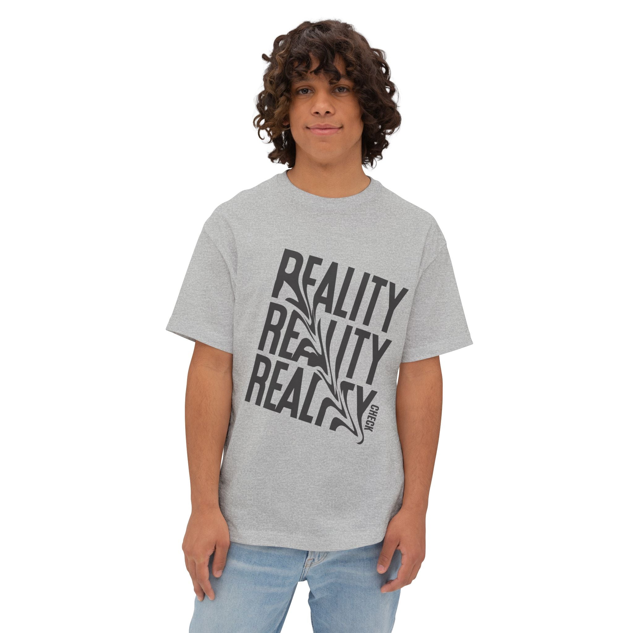 Reality Repeat Tee — Graphic Boxy T‑Shirt - caldrwear.com