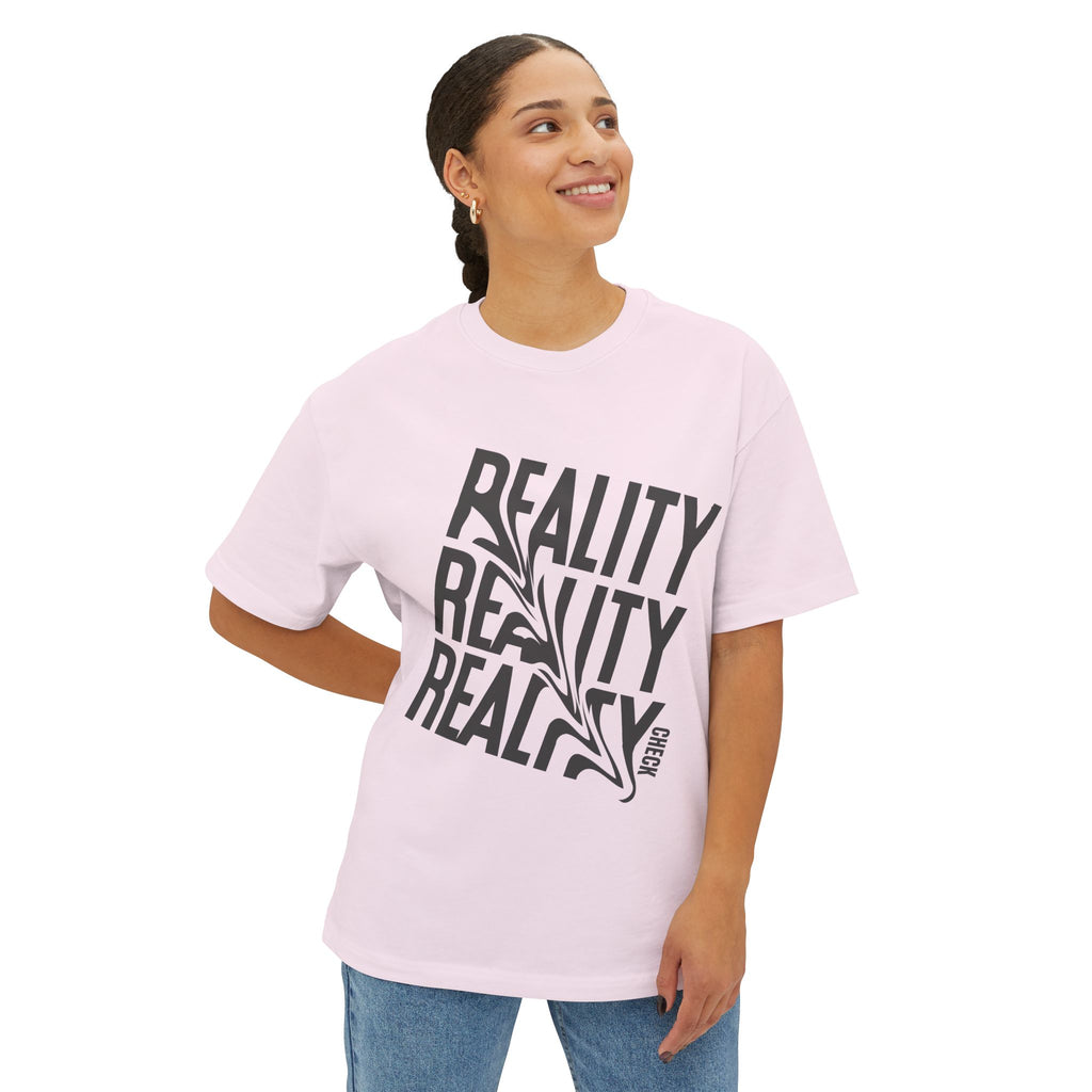 Reality Repeat Tee — Graphic Boxy T‑Shirt - caldrwear.com
