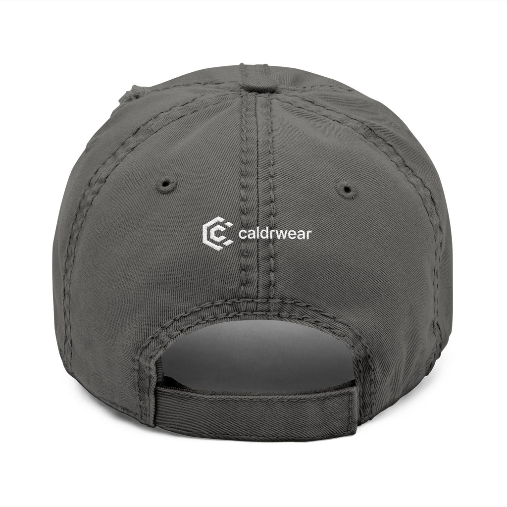 Satoshi Nakamoto Embroidered Distressed Dad Hat - caldrwear.com