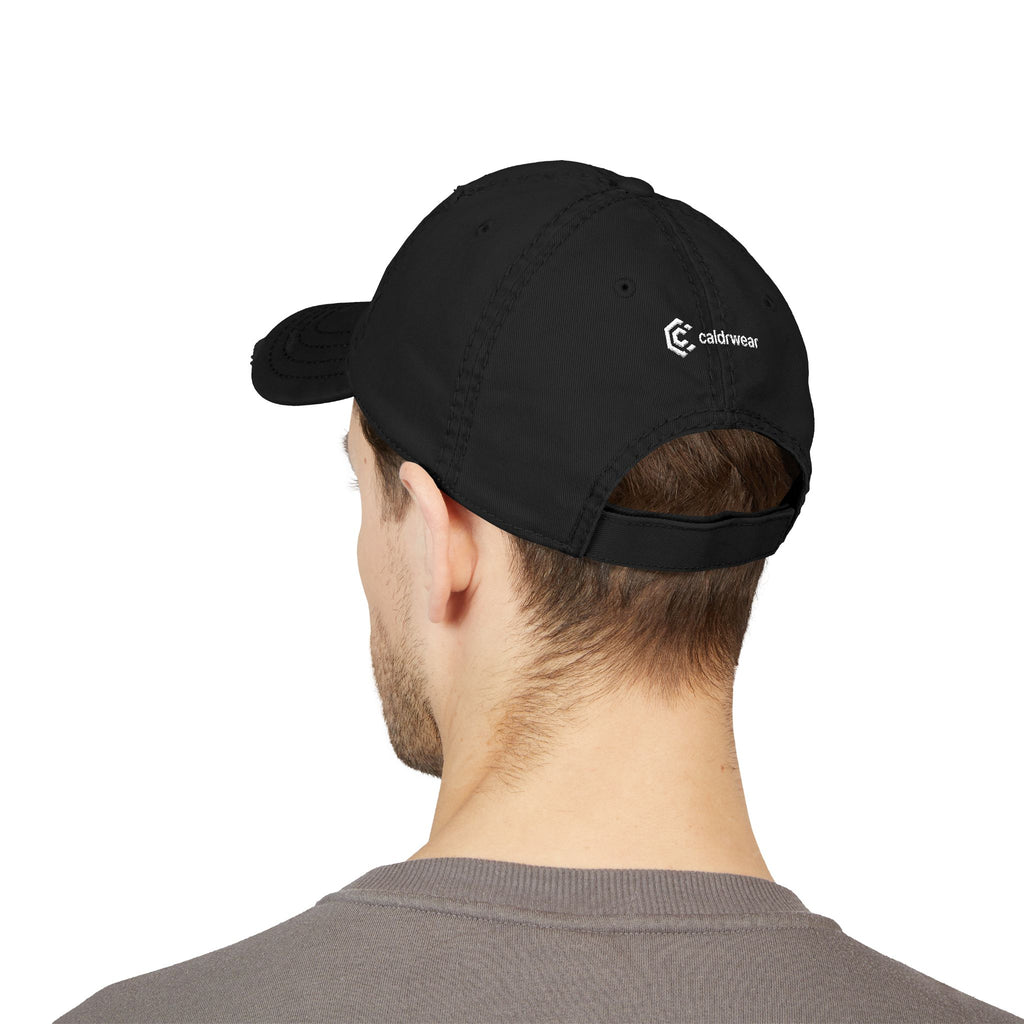 Satoshi Nakamoto Embroidered Distressed Dad Hat - caldrwear.com