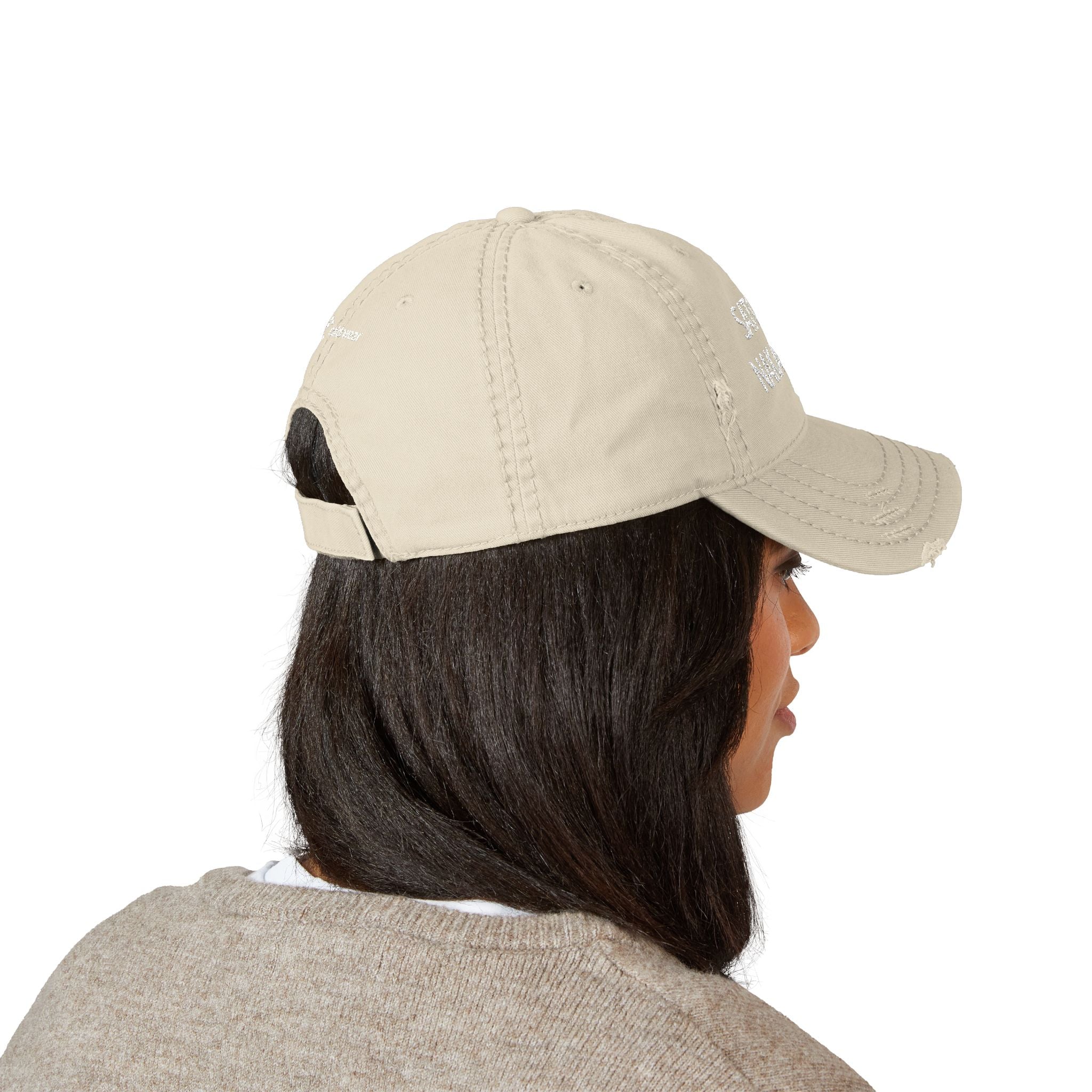 Satoshi Nakamoto Embroidered Distressed Dad Hat - caldrwear.com