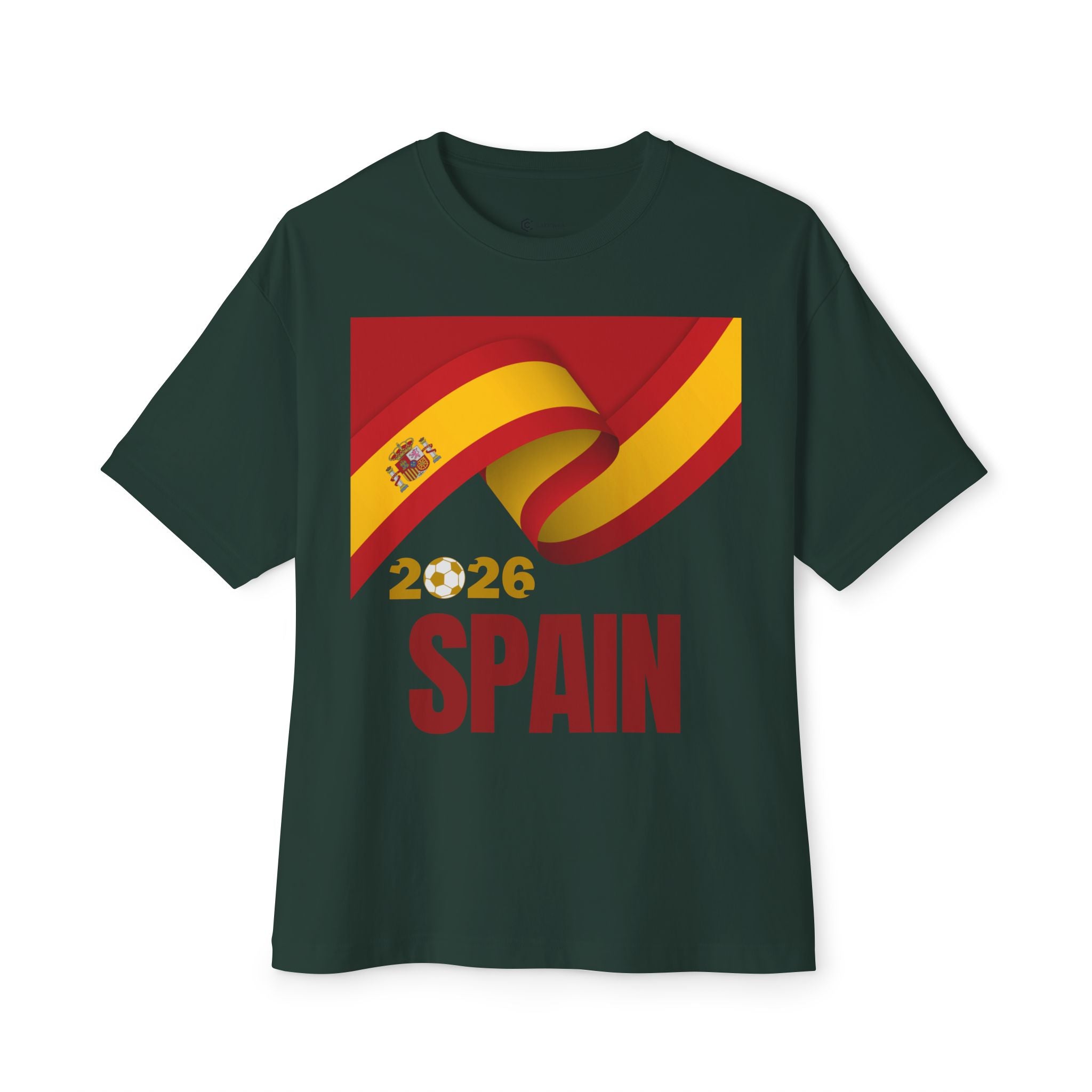 Spain 2026 Flag Tee — Vintage Spanish Flag T‑Shirt - caldrwear.com