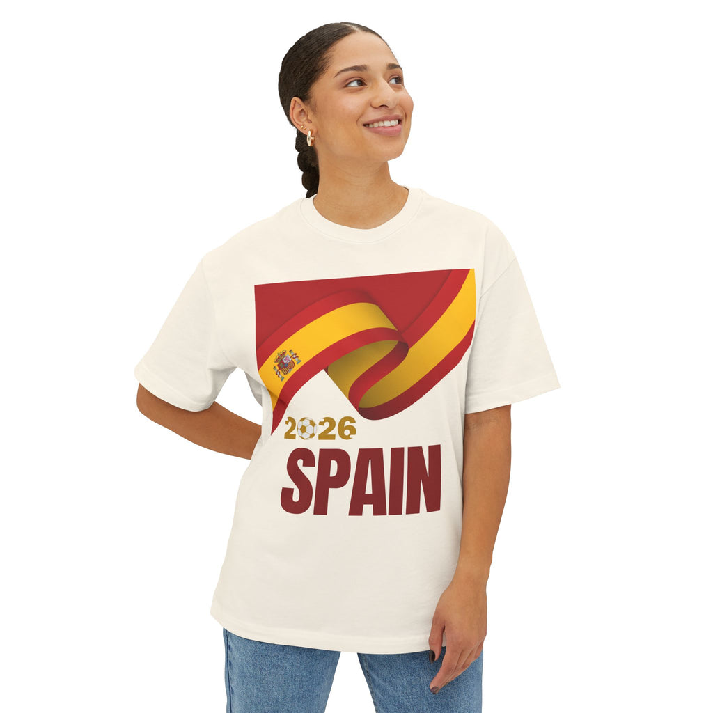 Spain 2026 Flag Tee — Vintage Spanish Flag T‑Shirt - caldrwear.com