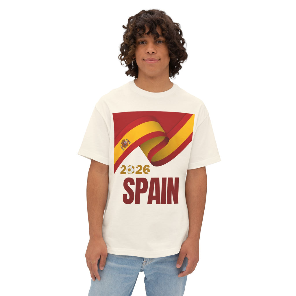 Spain 2026 Flag Tee — Vintage Spanish Flag T‑Shirt - caldrwear.com