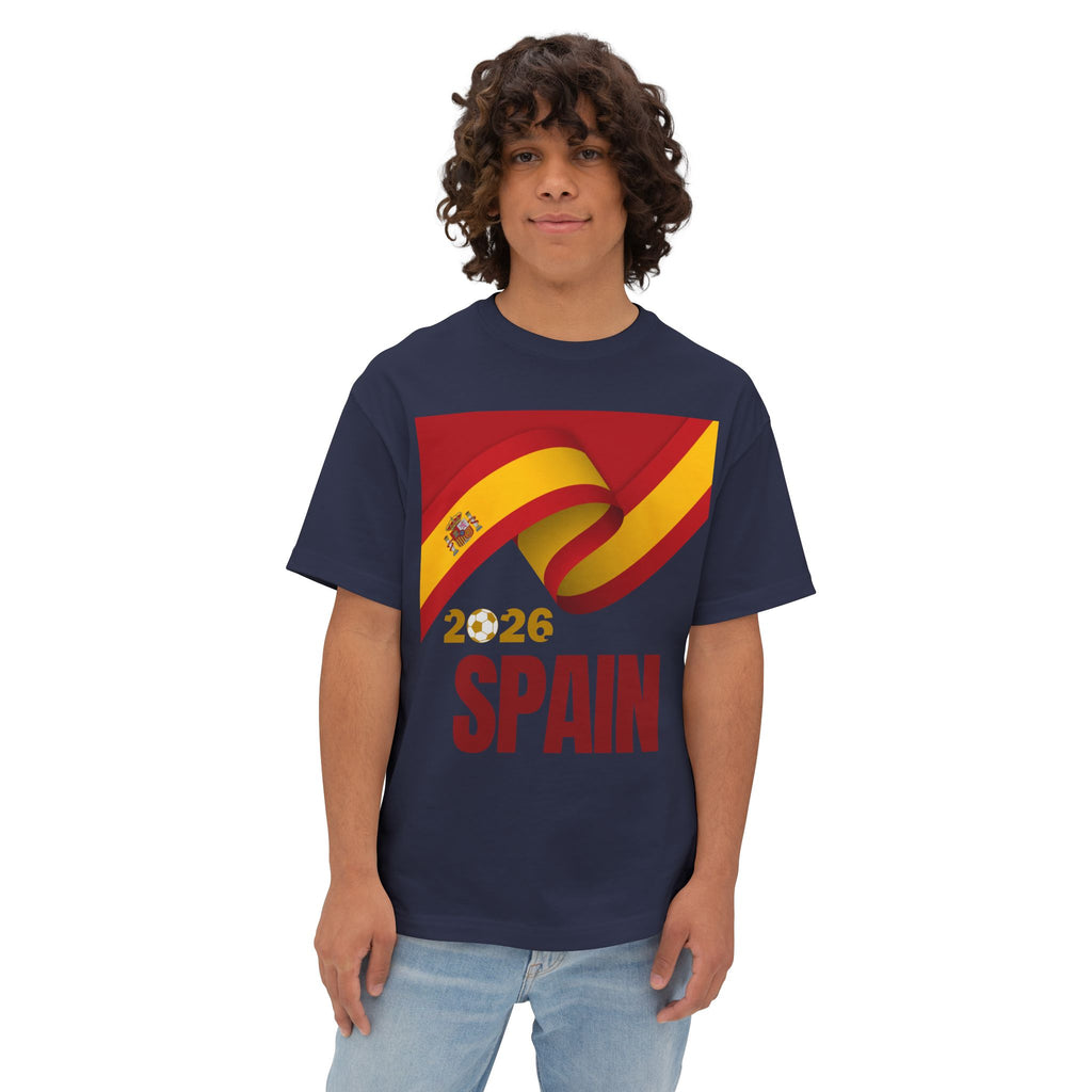 Spain 2026 Flag Tee — Vintage Spanish Flag T‑Shirt - caldrwear.com