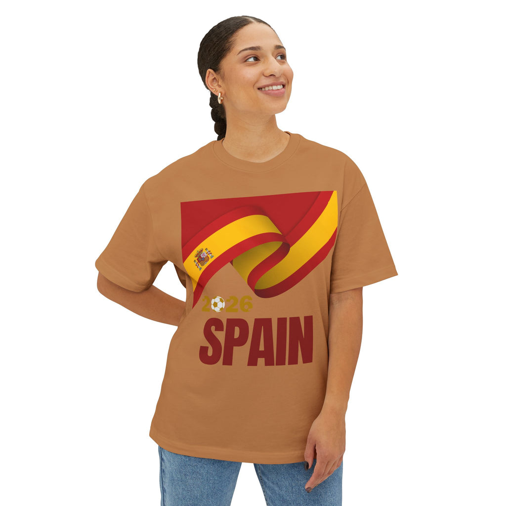 Spain 2026 Flag Tee — Vintage Spanish Flag T‑Shirt - caldrwear.com