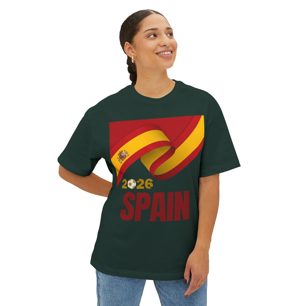 Spain 2026 Flag Tee — Vintage Spanish Flag T‑Shirt - caldrwear.com