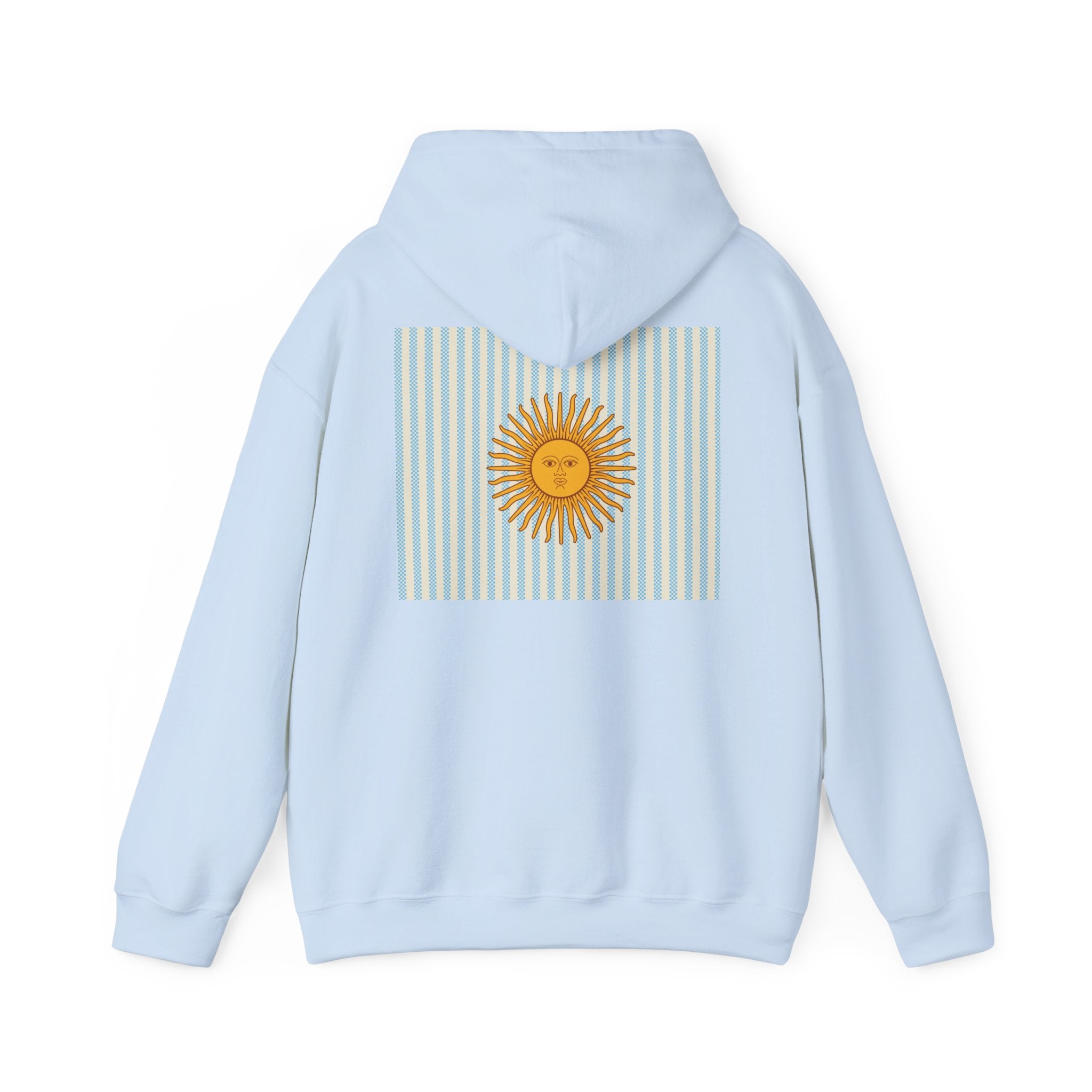 Vamos Argentina Soccer Hoodie — Argentina Flag Sun Football Fan Sweatshirt - caldrwear.com
