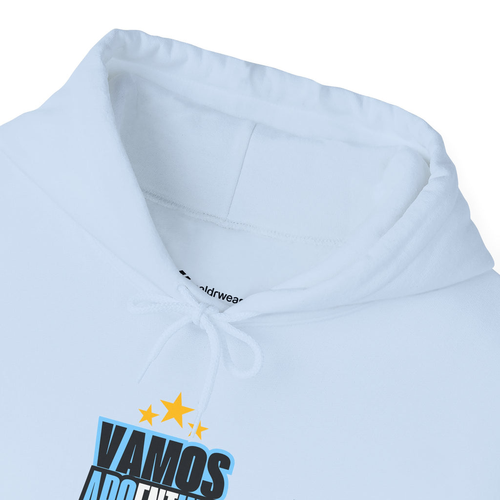 Vamos Argentina Soccer Hoodie — Argentina Flag Sun Football Fan Sweatshirt - caldrwear.com