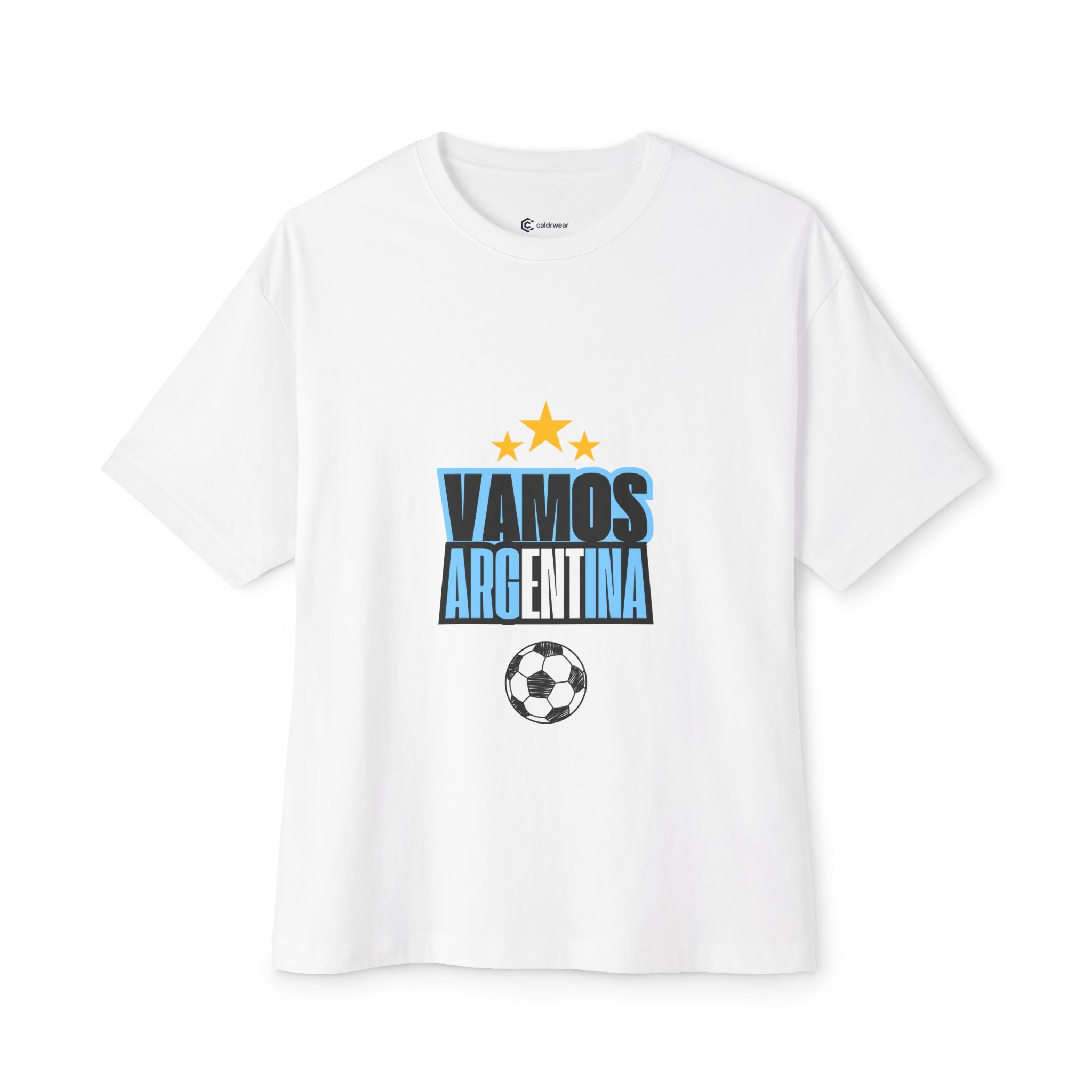 Vamos Argentina Soccer Tee — Sun of May Flag Football Shirt - caldrwear.com